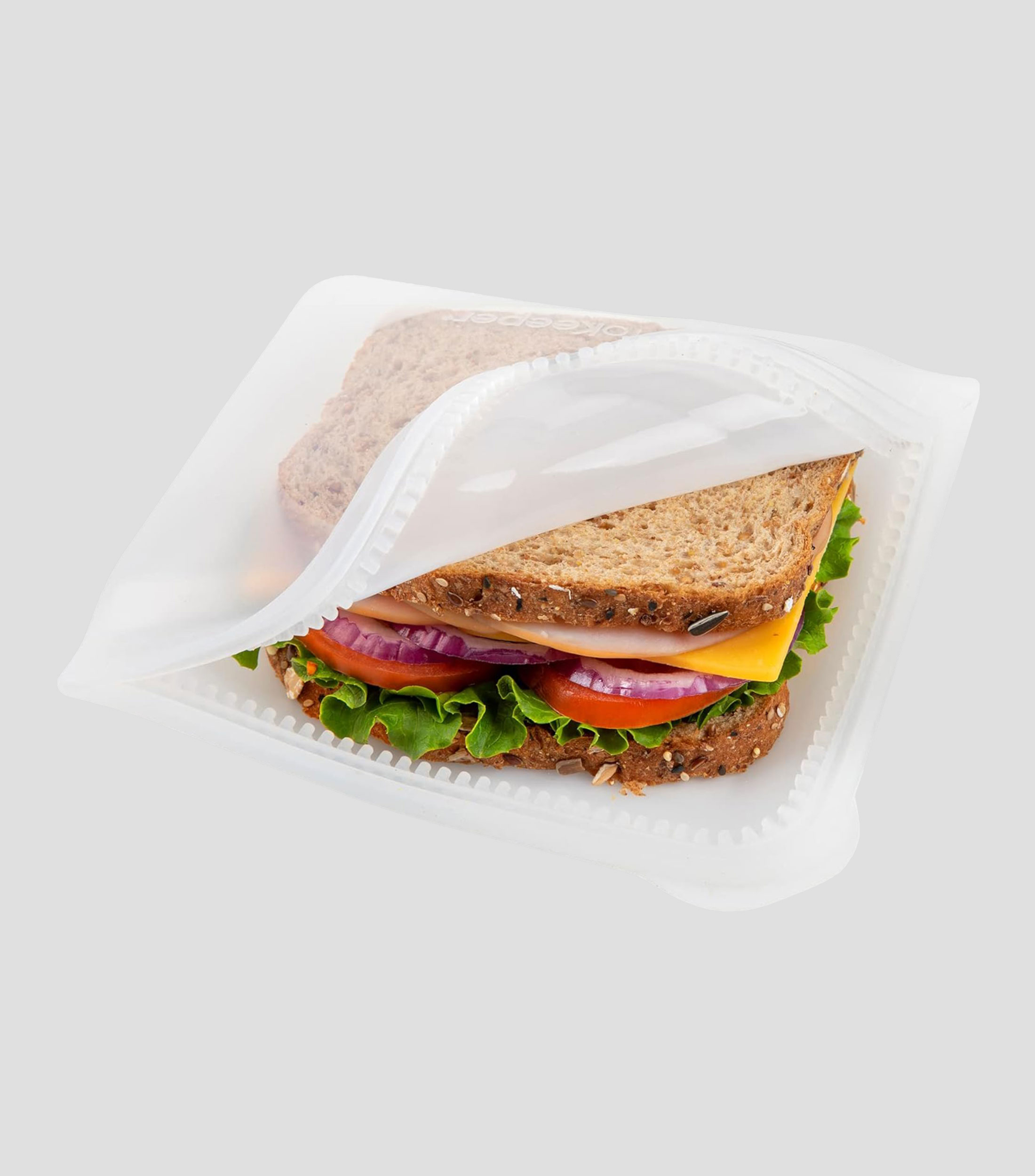 Bolsa Silicon Para Sandwich Blanca