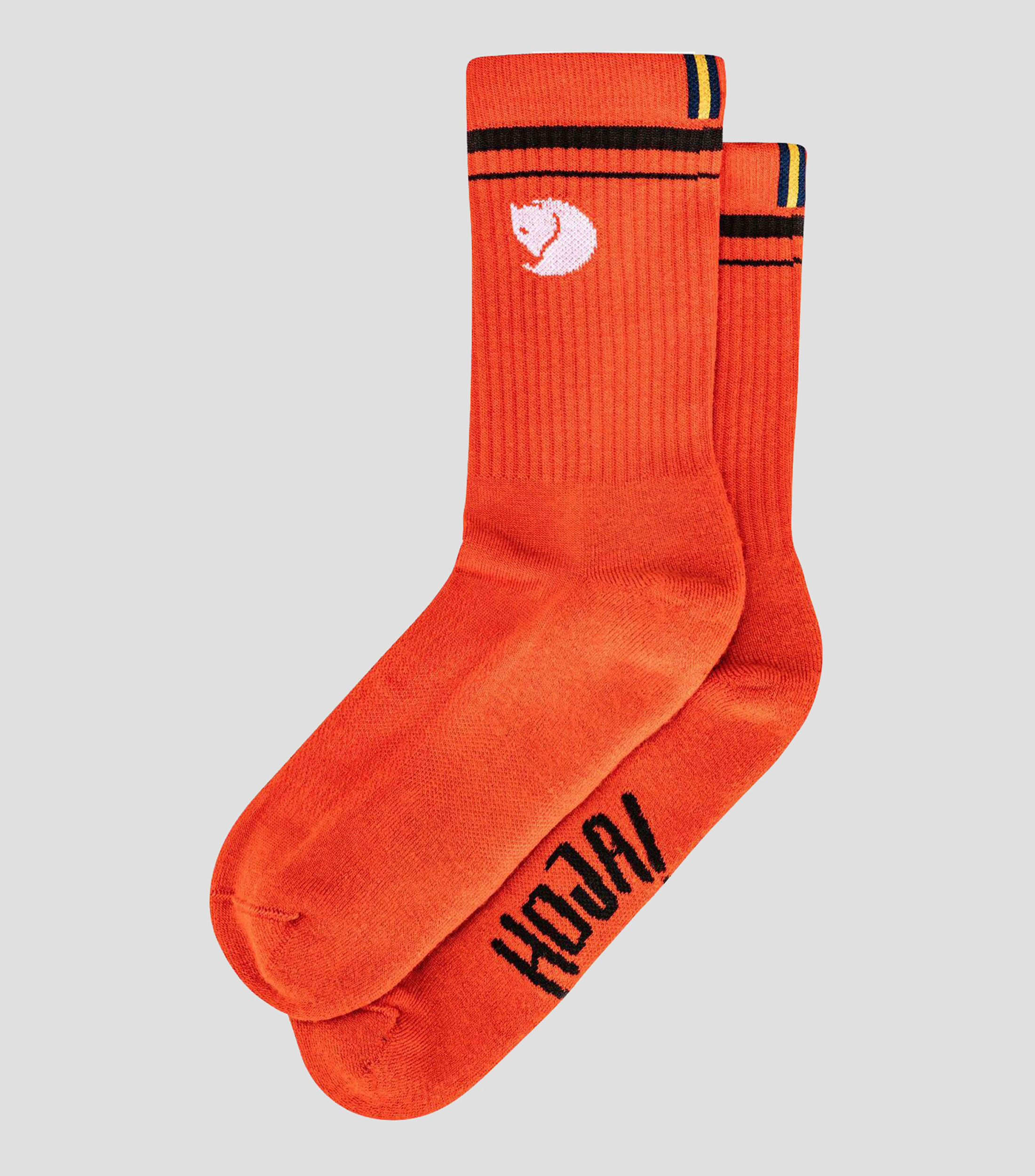 Calcetín para ciclismo estampado Hoja Unisex