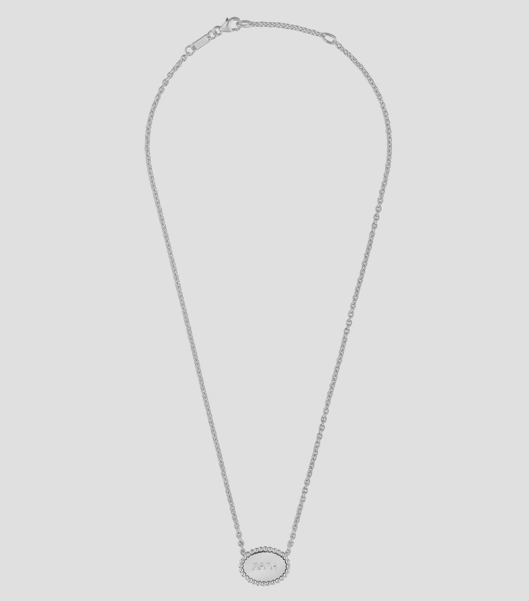 Collar en plata con dije Mujer