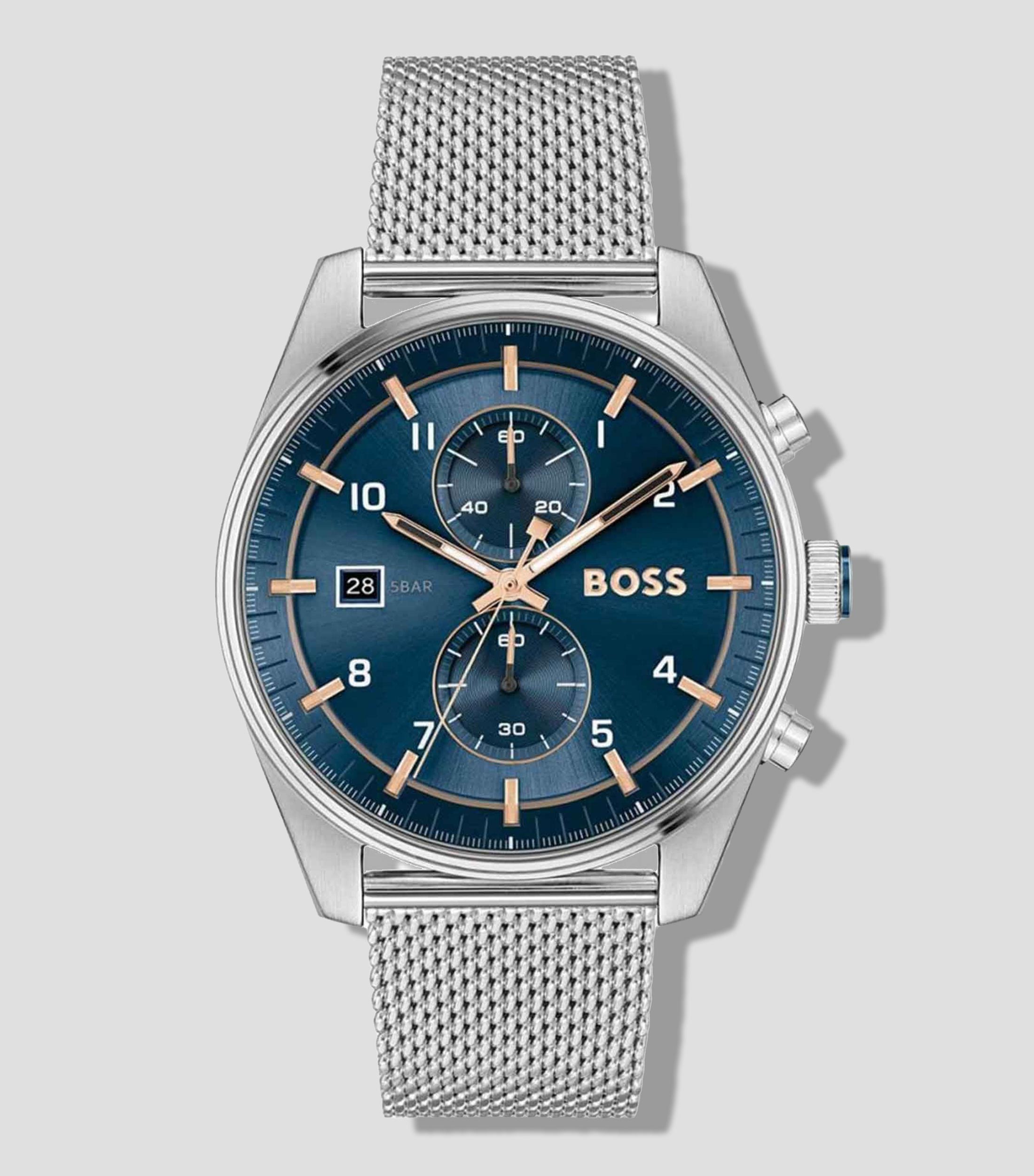 Reloj para Hombre Skytravel Casual, Plateado