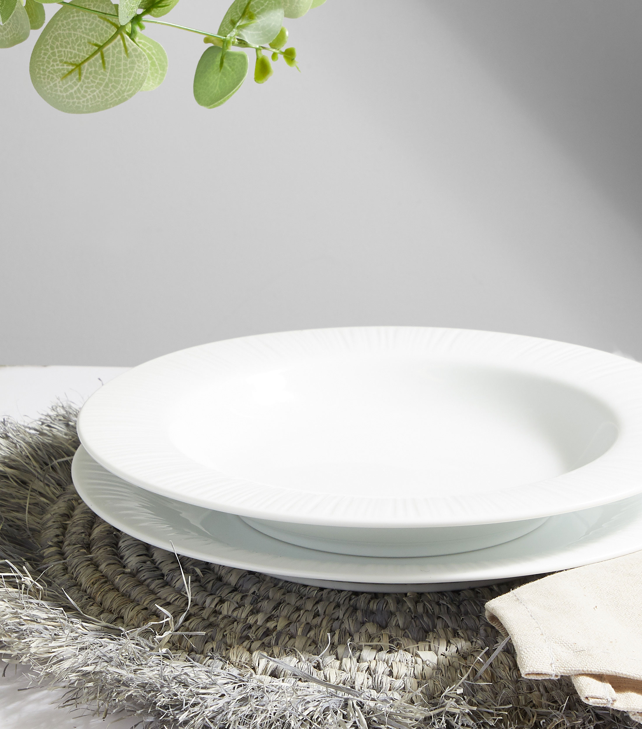Plato para Carne Conifere Blanco