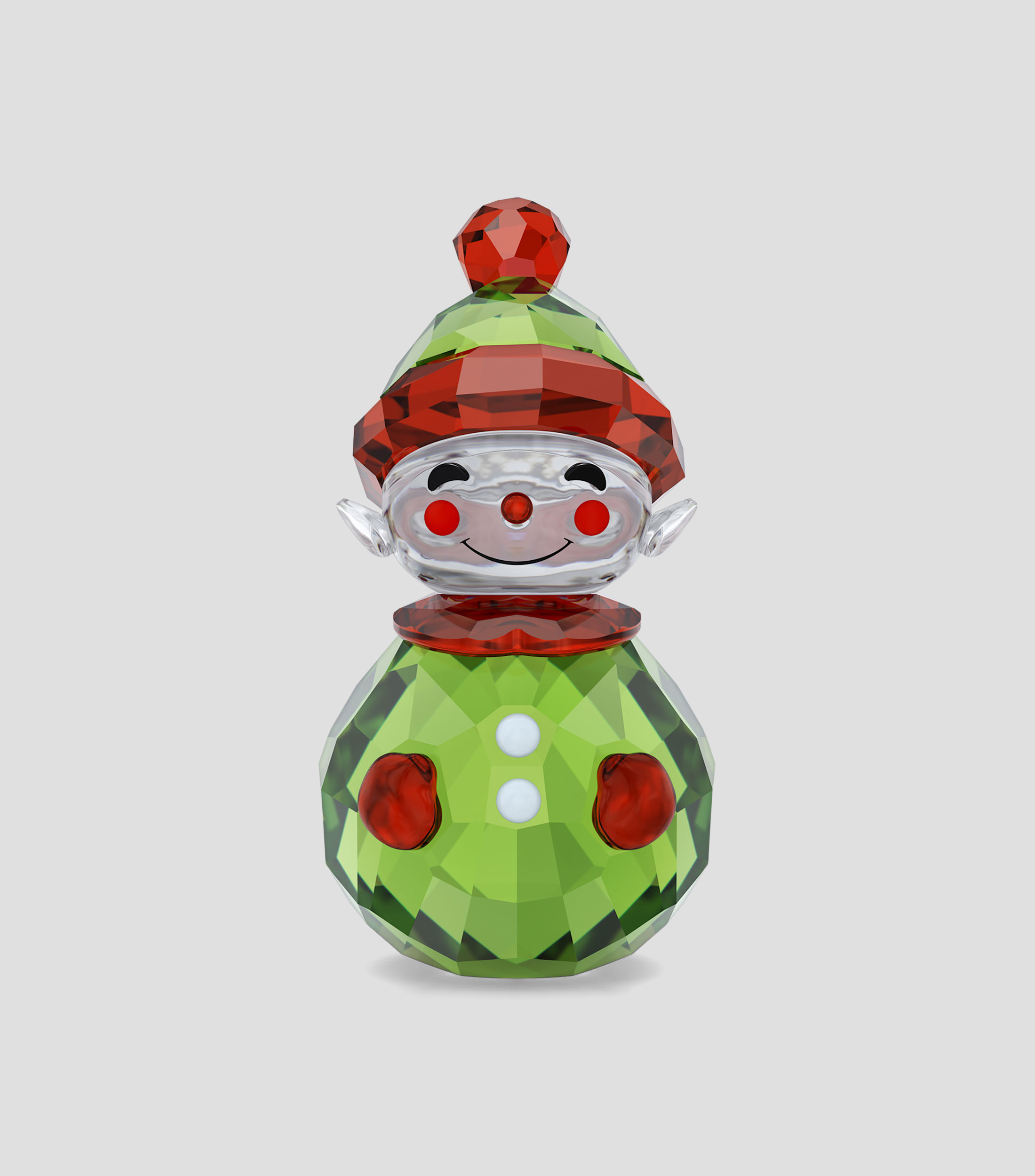 Figura decorativa Holiday Cheers Rocking Elfo en cristal