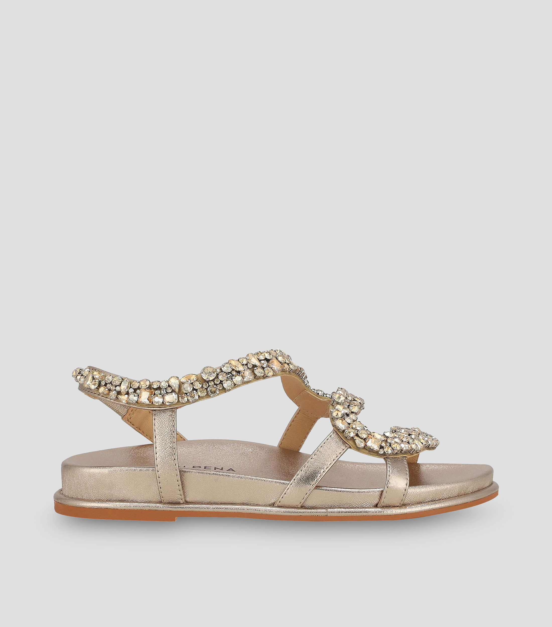 Sandalias con Tacón Bajo Media Luna de 3 cm Mujer