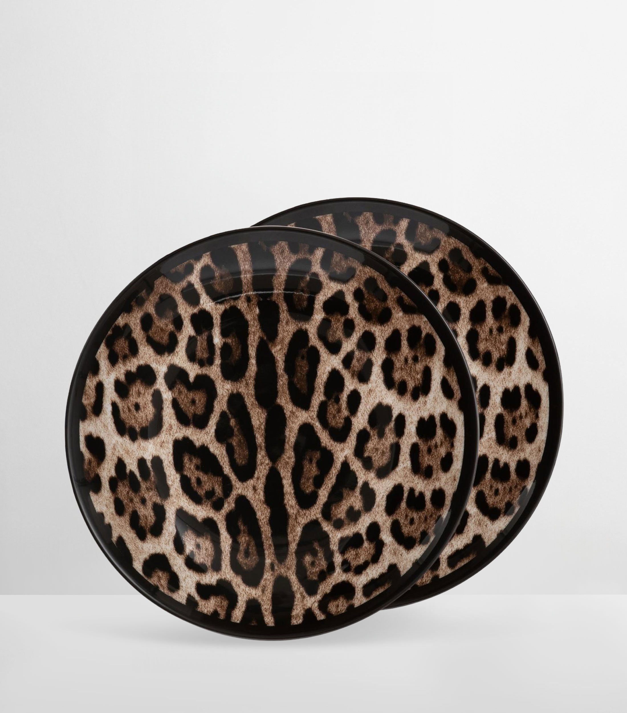 Set 2 platos para fruta Leopardo
