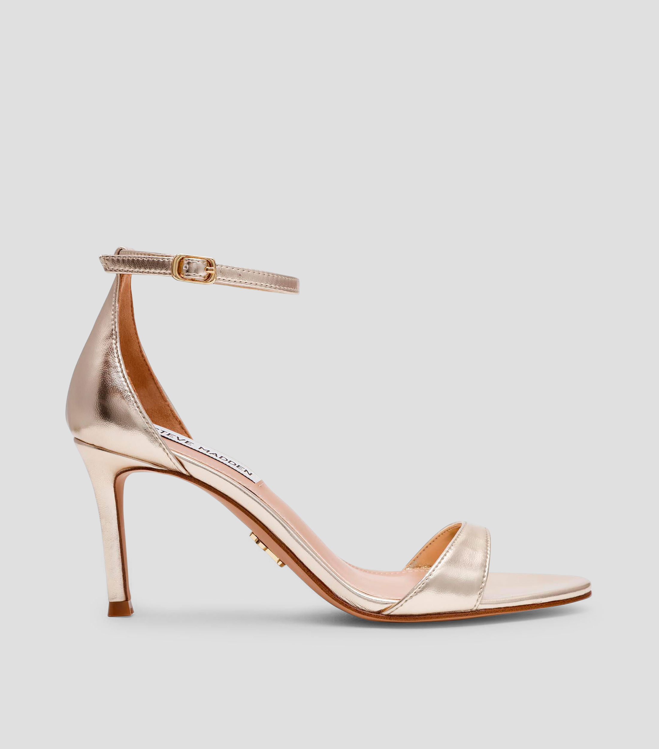 Sandalias con tacón alto y delgado Mujer