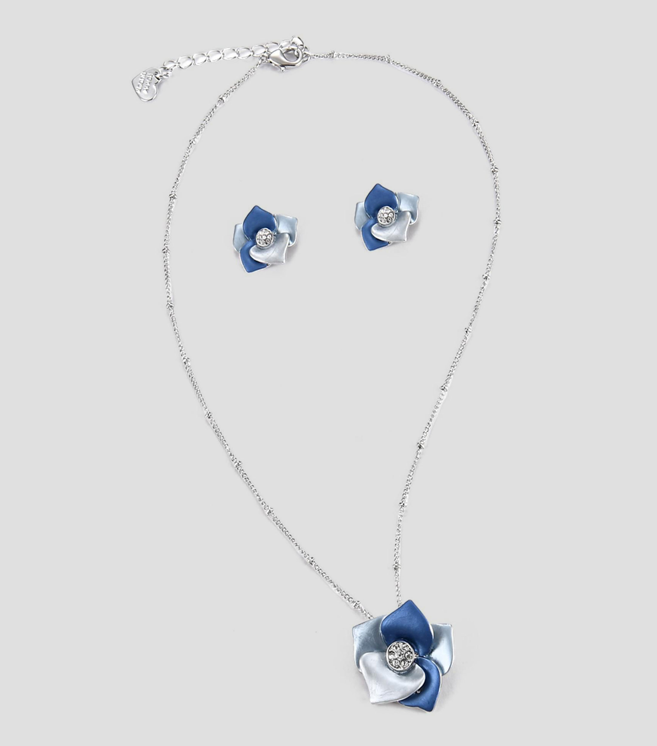 Set collar y aretes Mujer