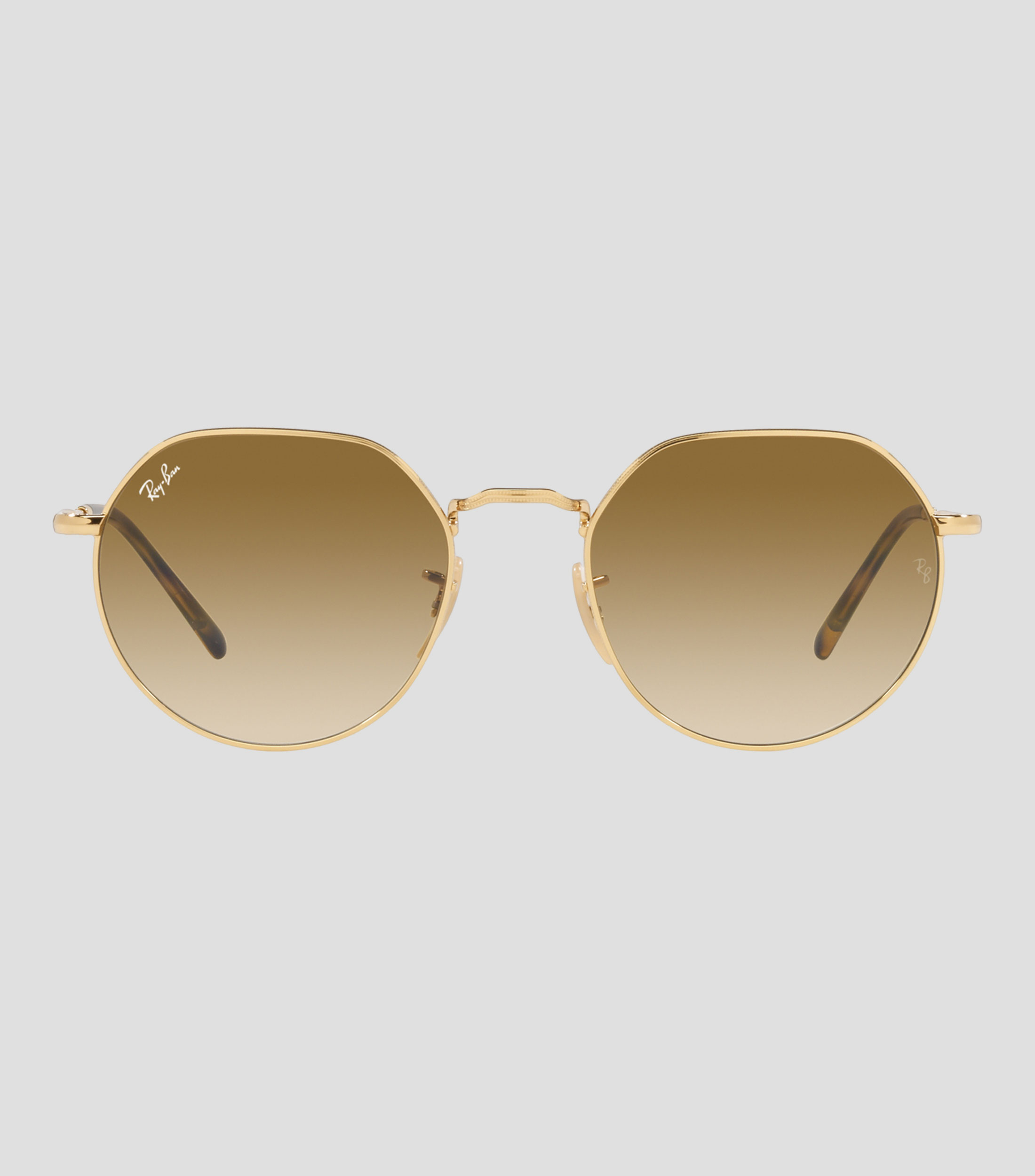Lentes de sol irregulares Jack dorados Unisex