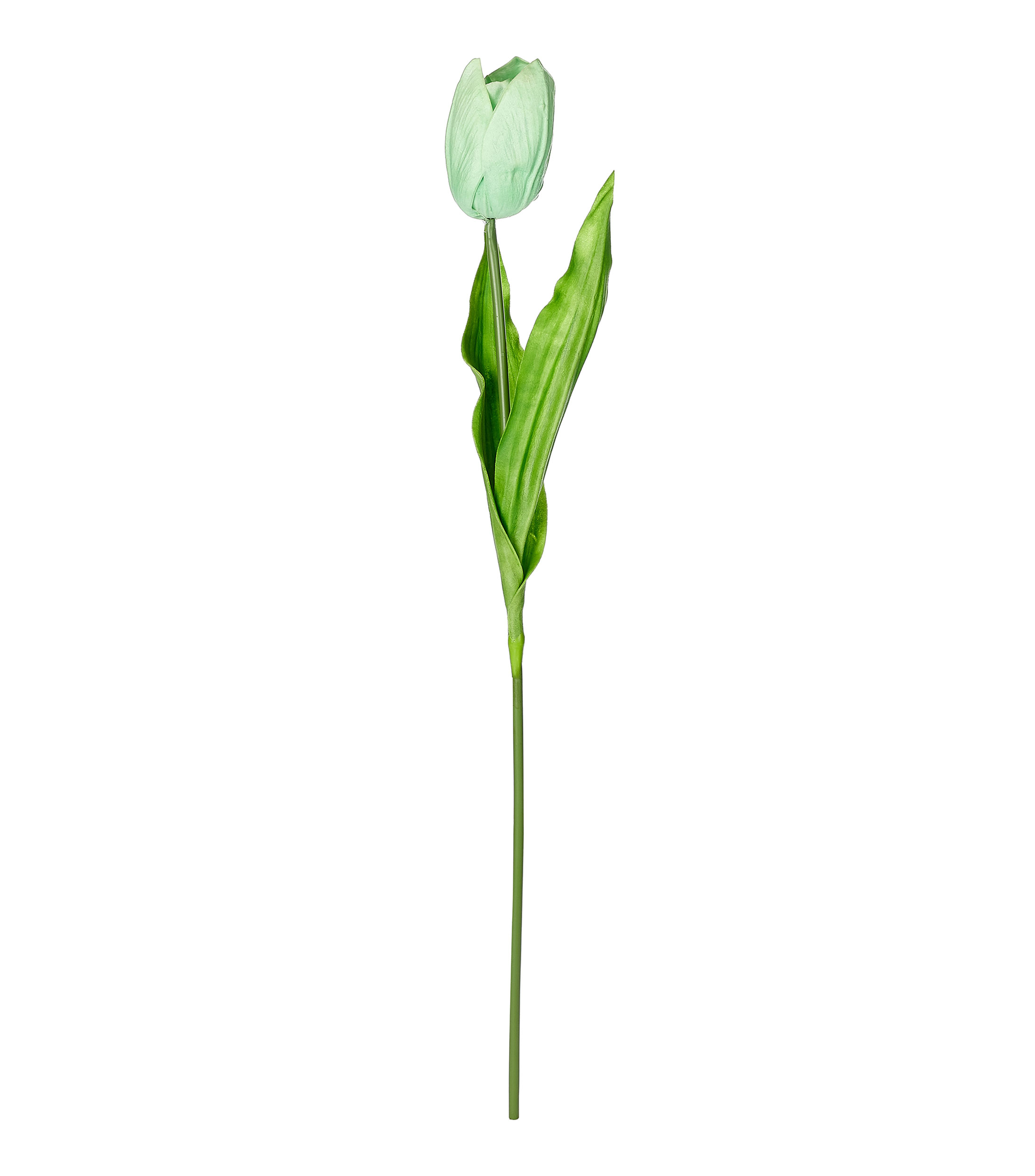 Flor Decorativa de Tulipán Verde Menta, Artificial