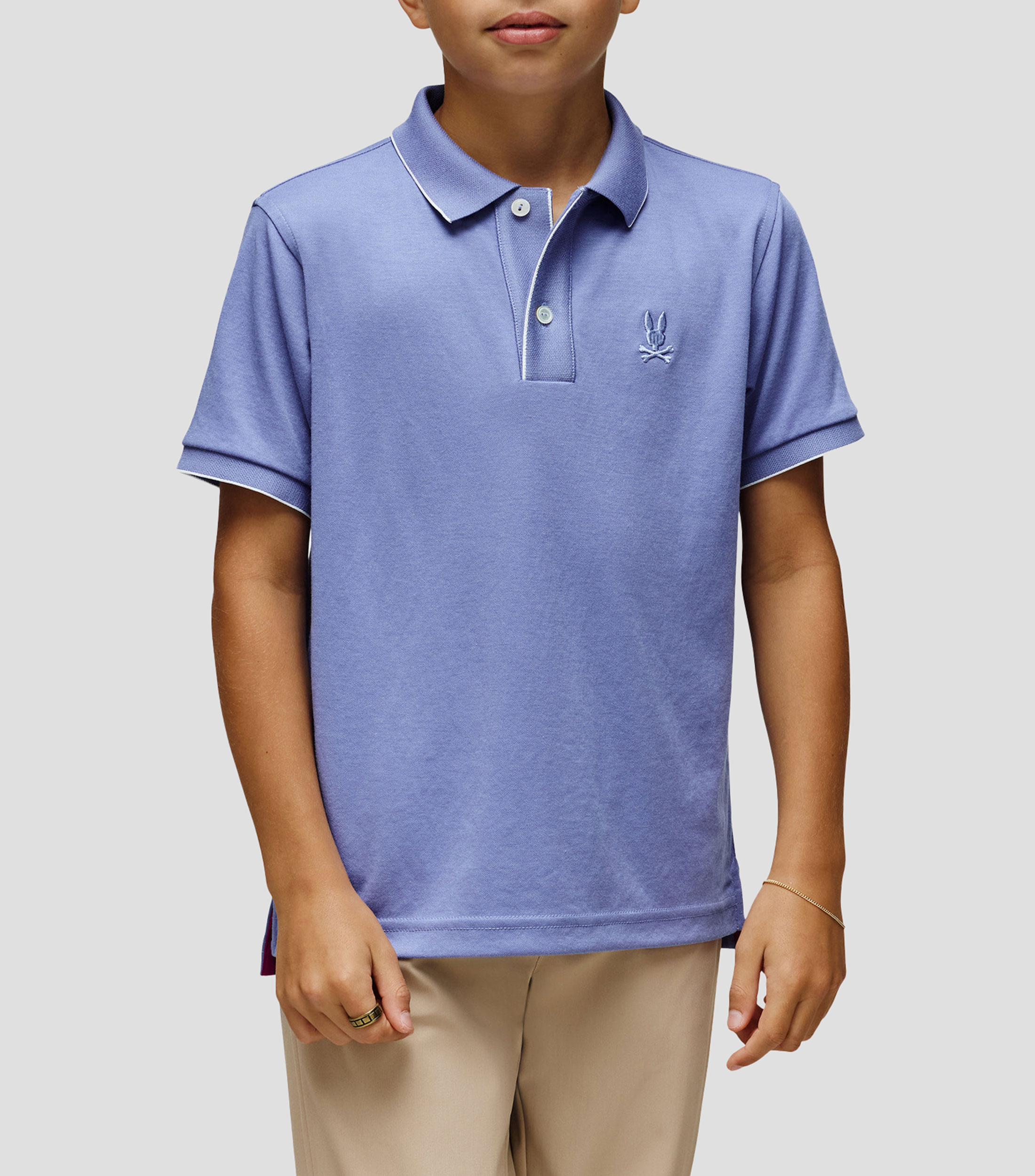 Playera tipo polo manga corta Niño