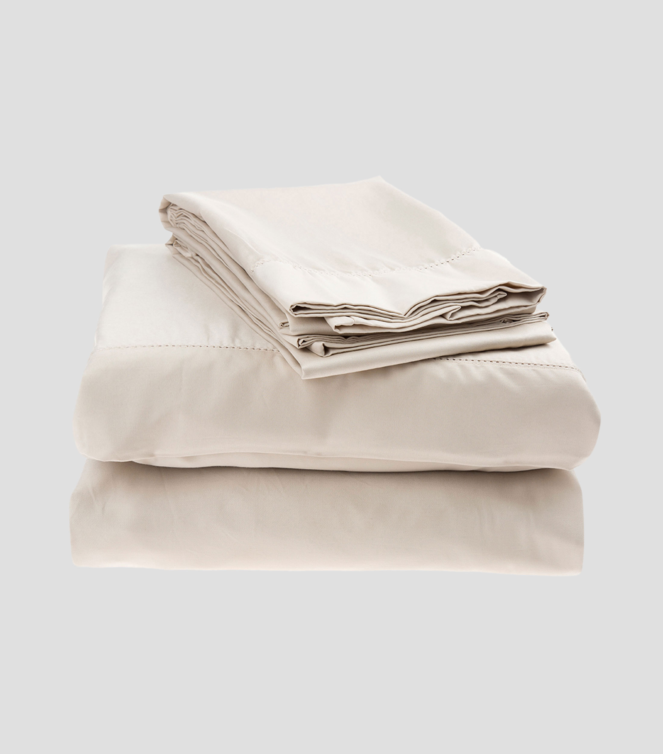 Juego de Sábanas Individual Sateen Beige