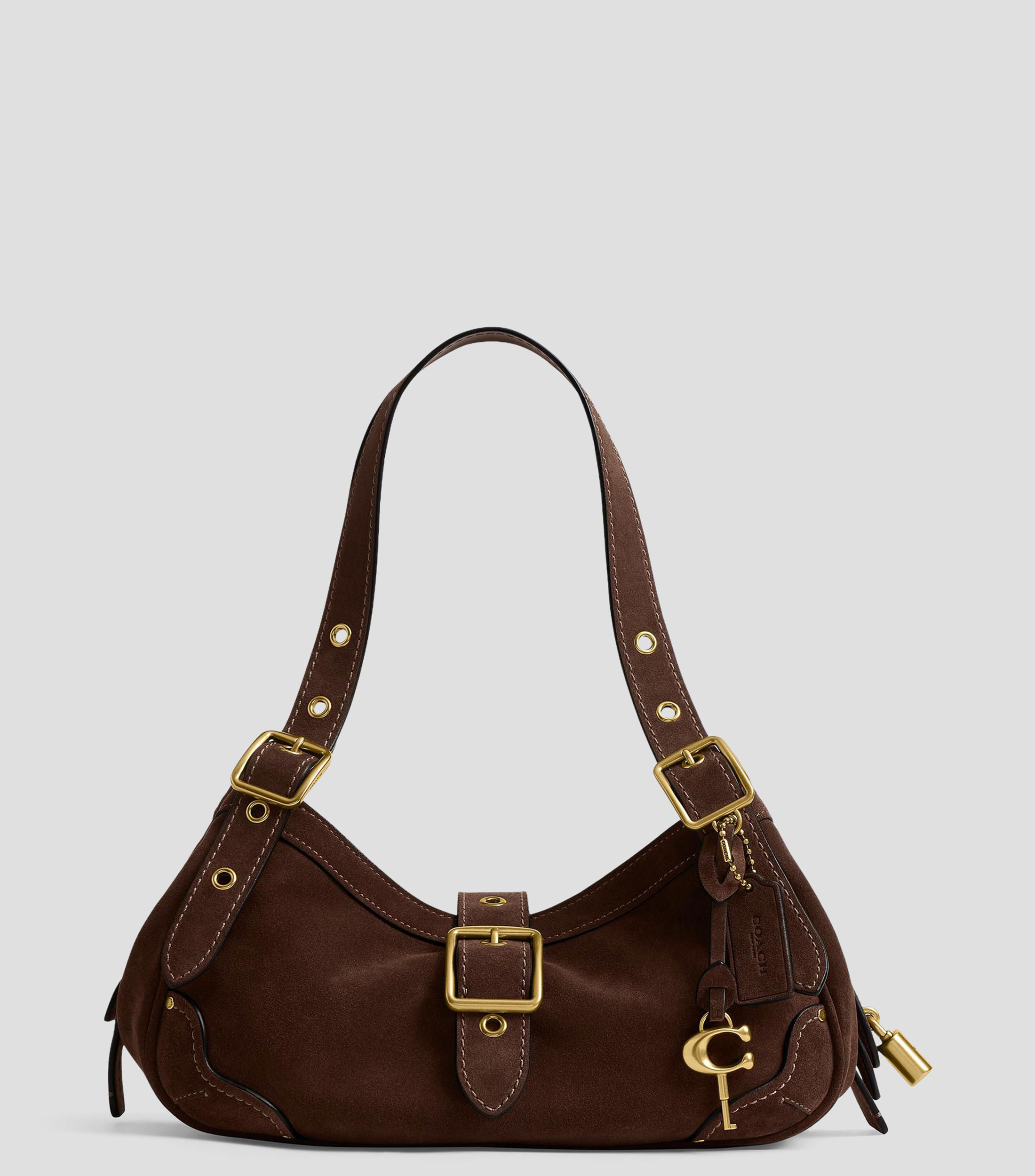 Bolsa shoulder de ante Drifter lisa Mujer