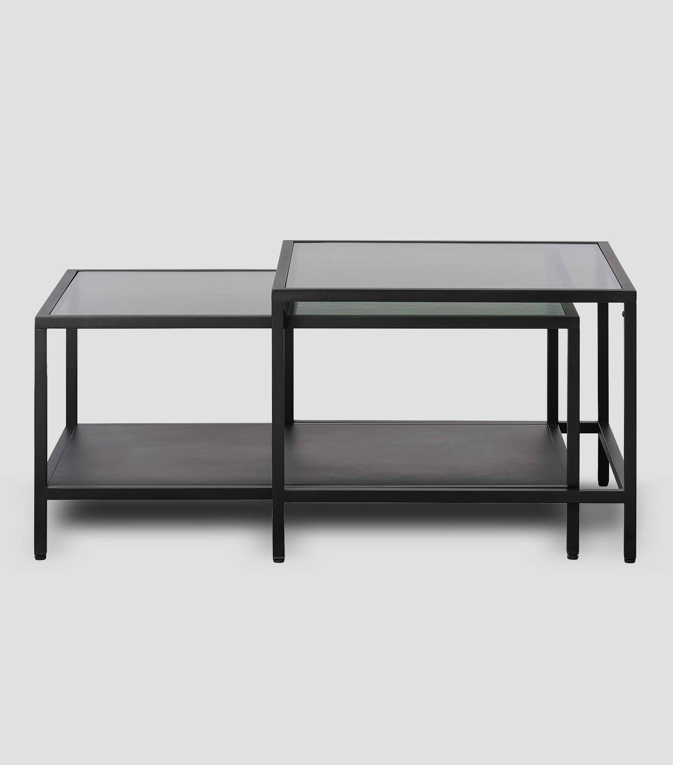 Mesa de Centro Nido Bronco negro en metal