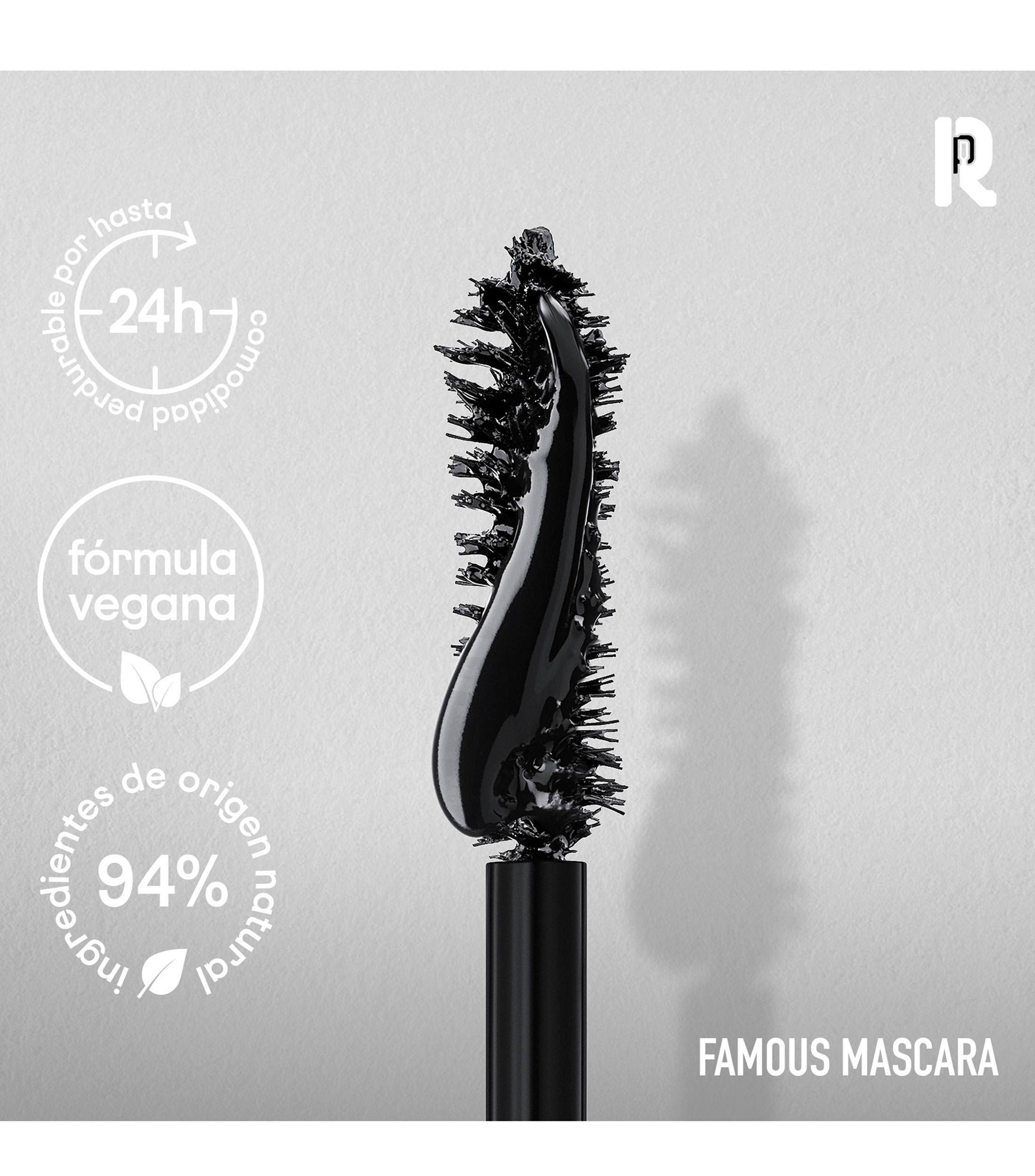 Máscara de Pestañas Famous, 4.5 ml