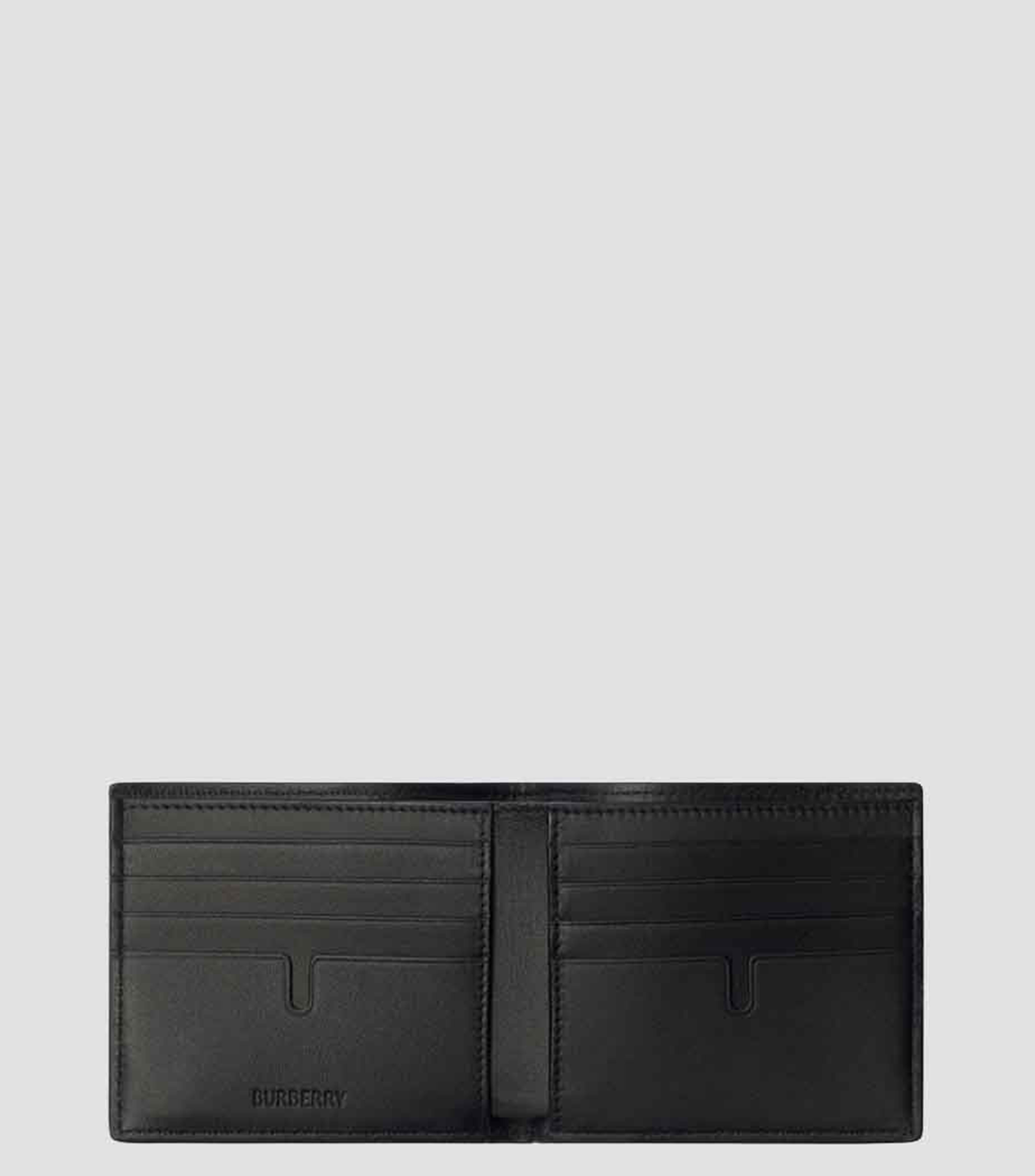Cartera plegable Check Hombre