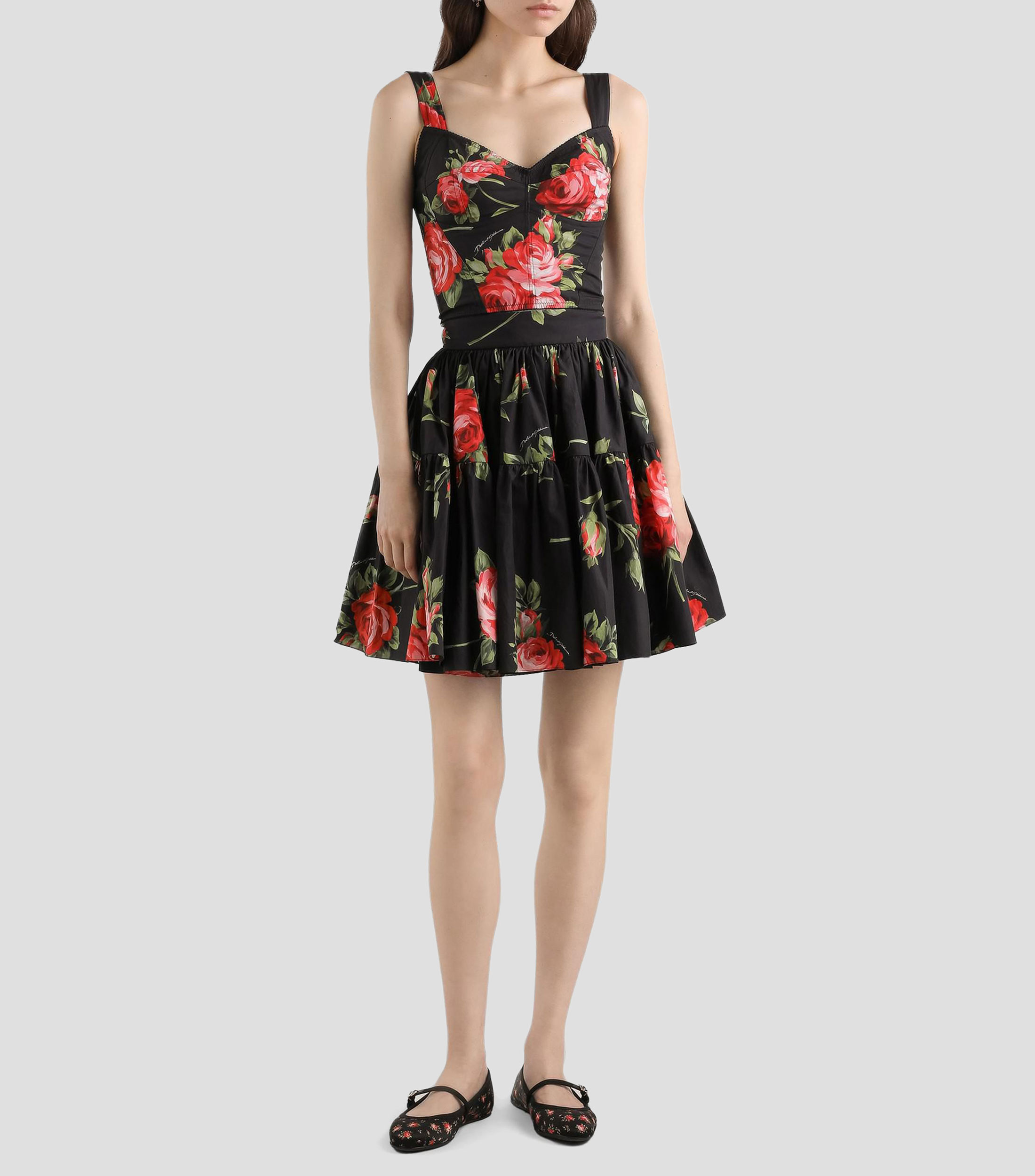 Blusa estampada sin mangas Mujer