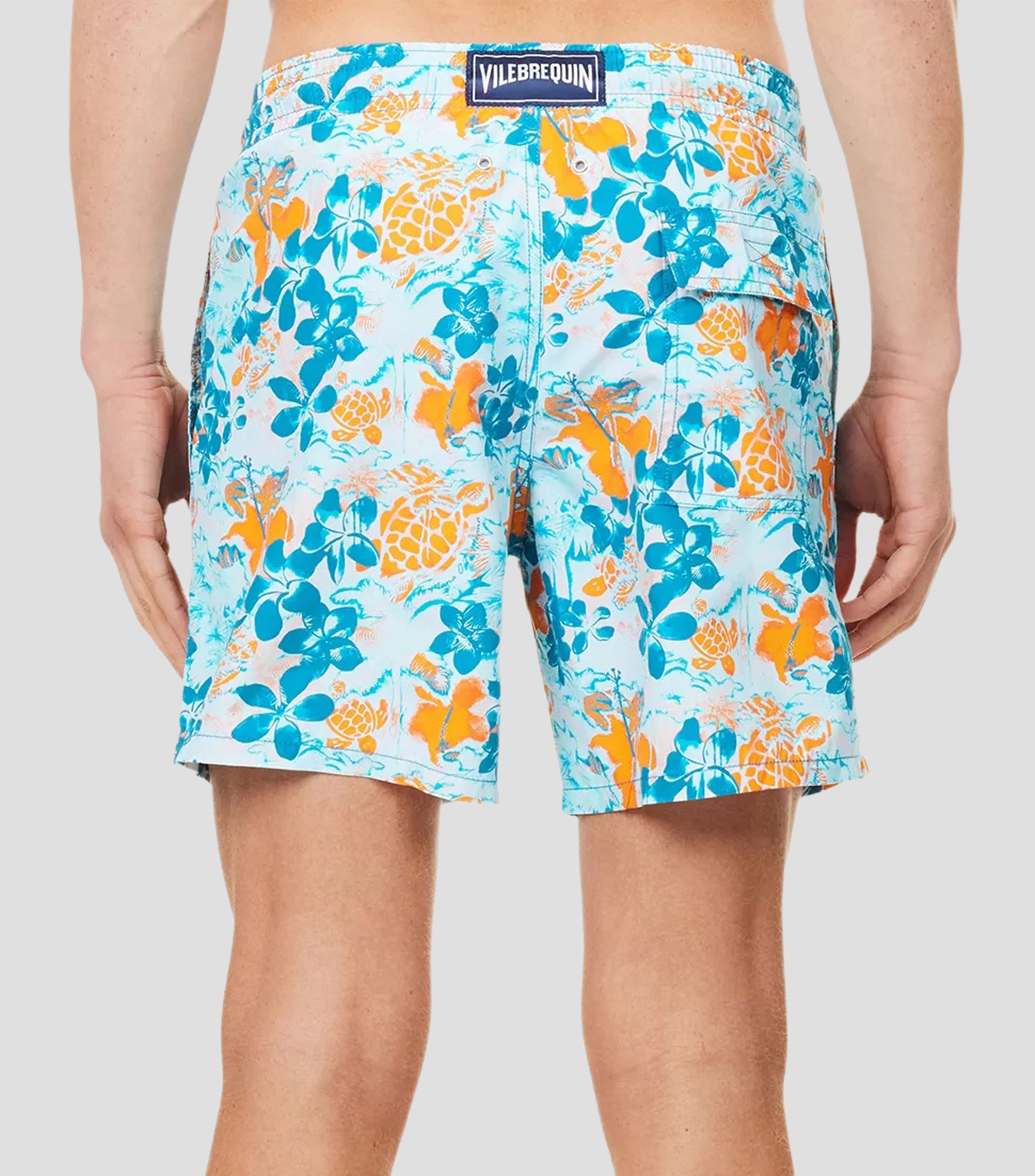 Traje de baño corto Moorea estampado Hombre