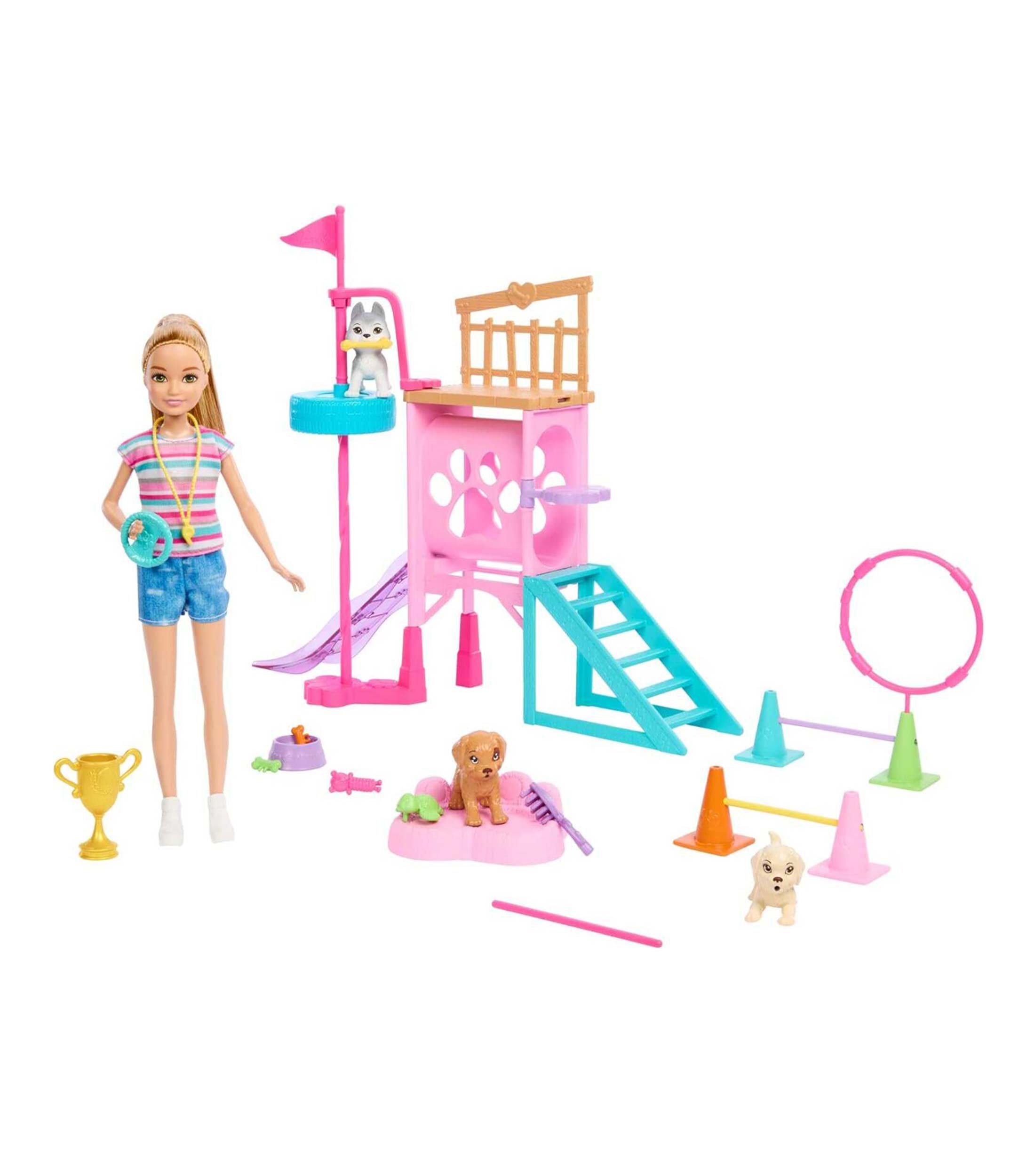 Barbie Stacie Al rescate Parque de entrenamiento para cachorros