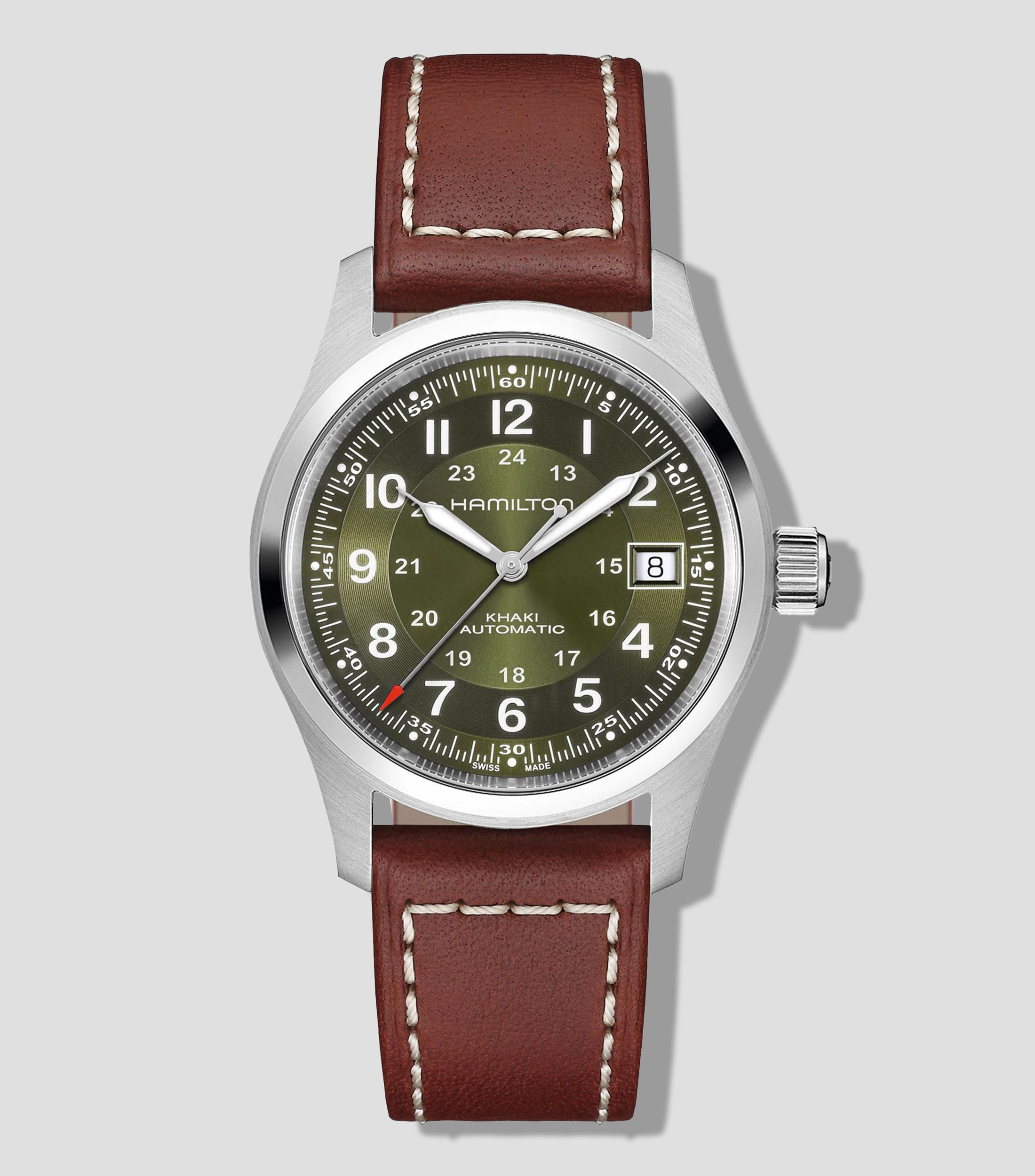 Reloj Unisex Khaki Field Automatic Casual Plateado