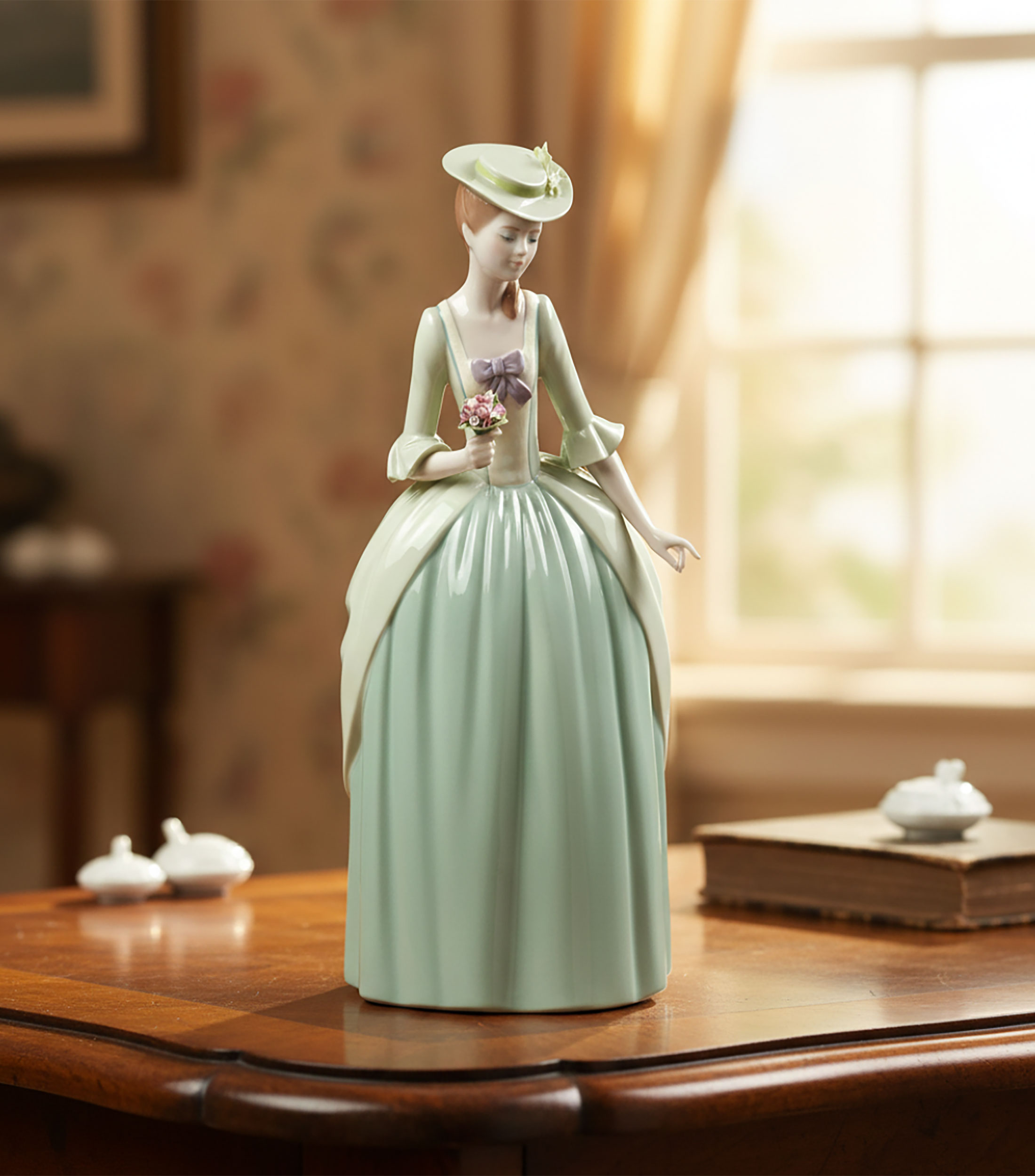 Figura Bouquet para Una Dama en porcelana