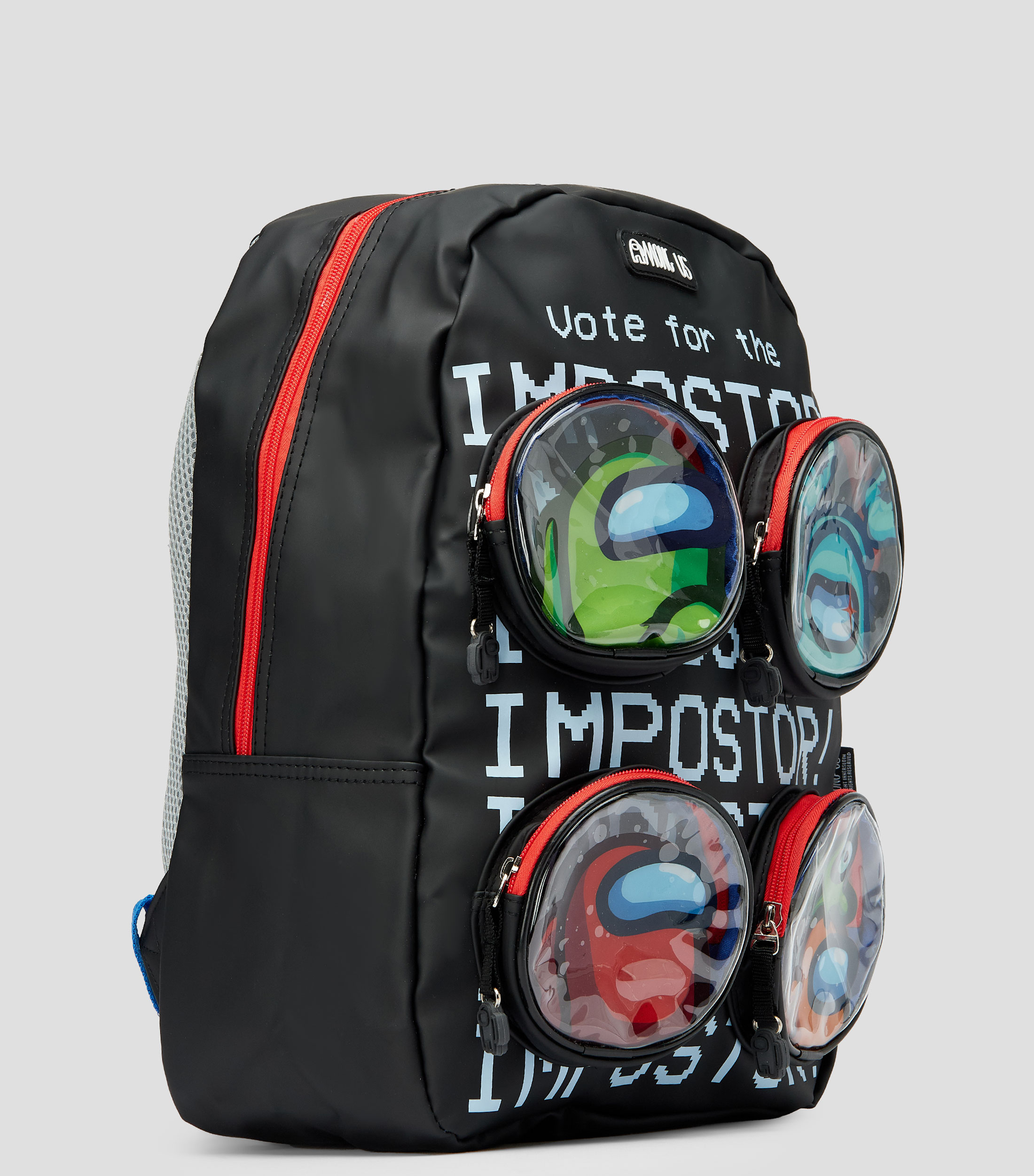 Mochila escolar Among Us negra Niño