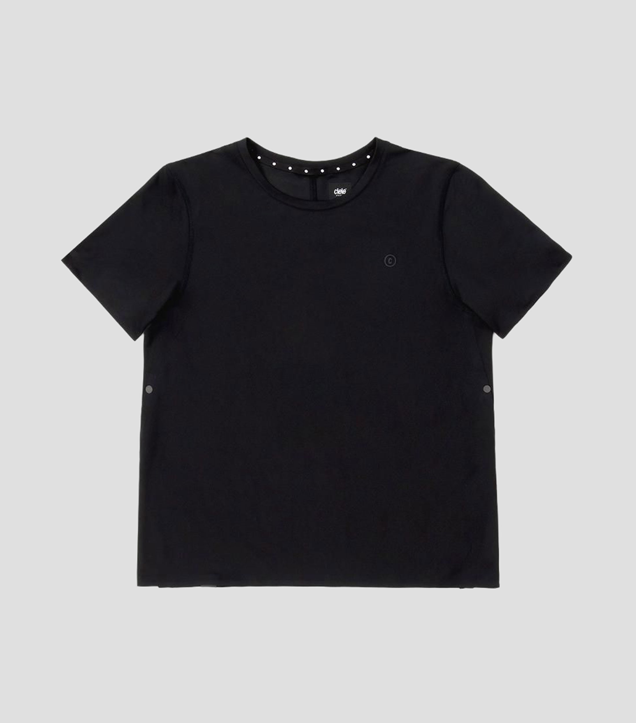 Playera Deportiva para correr cuello redondo manga corta liso Mujer