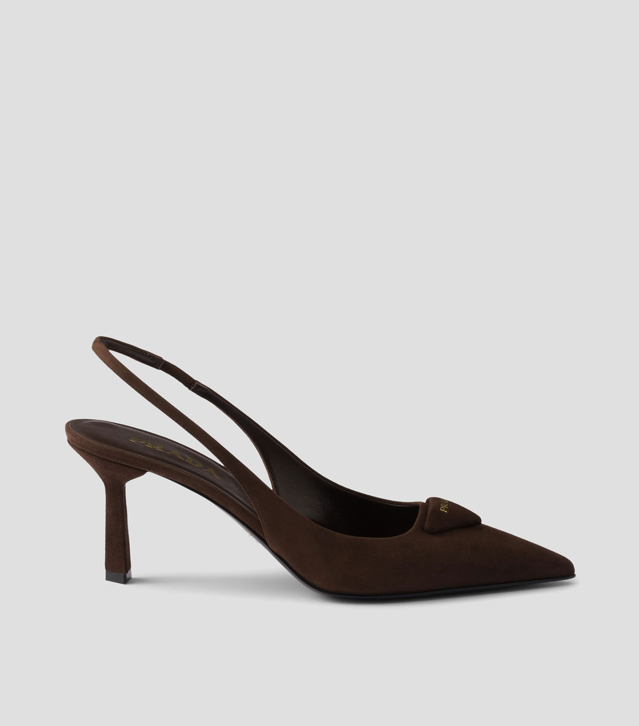 Zapatillas con Tacón Delgado en Piel Mujer