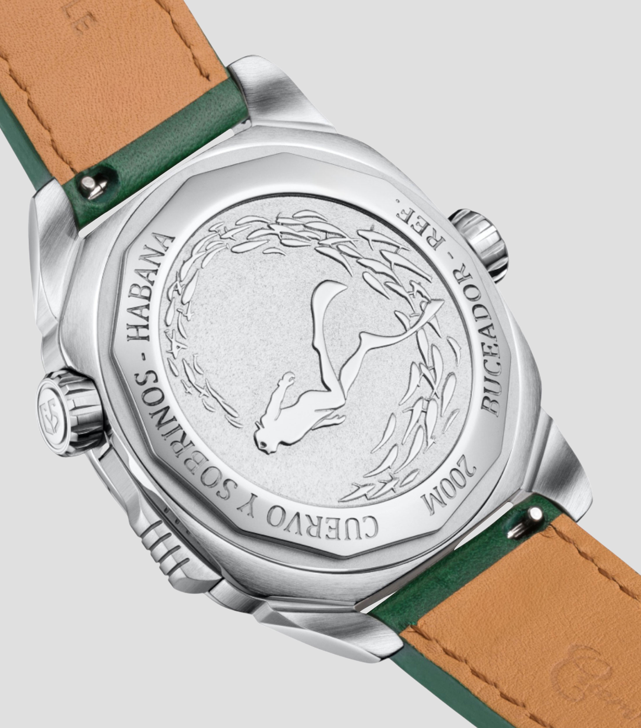 Reloj para Hombre Caribe deportivo plateado
