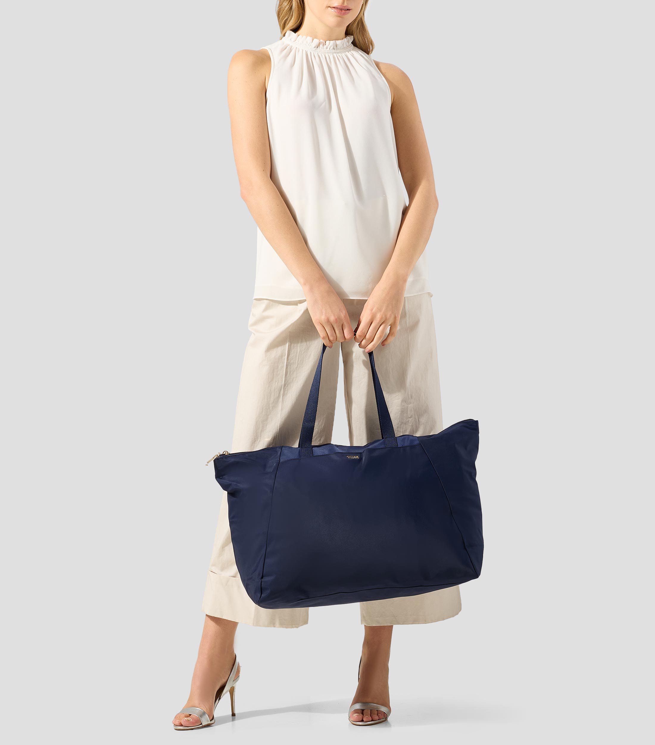 Bolsa tote azul Just In Case lisa Mujer