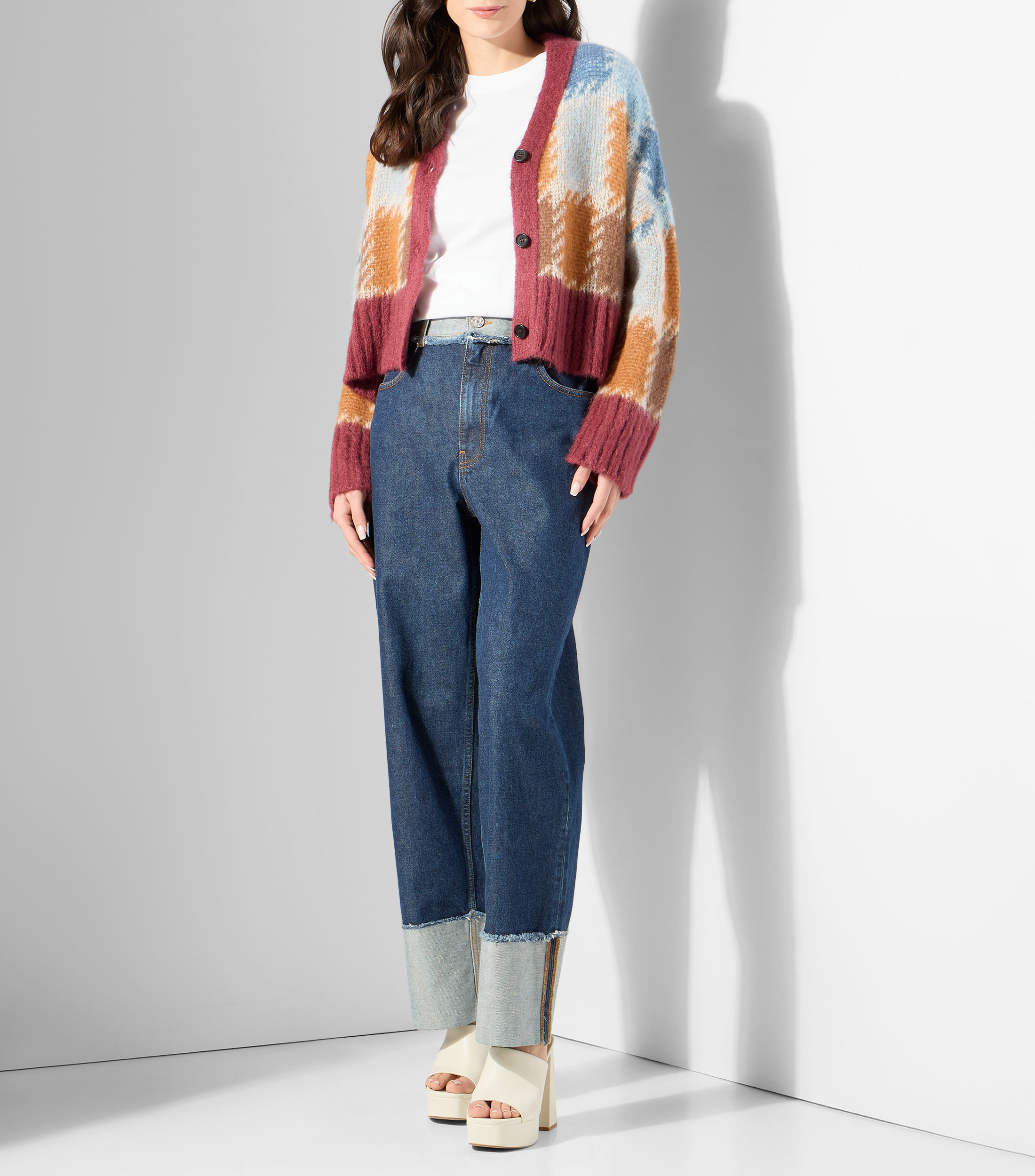 Cárdigan estampado Mujer
