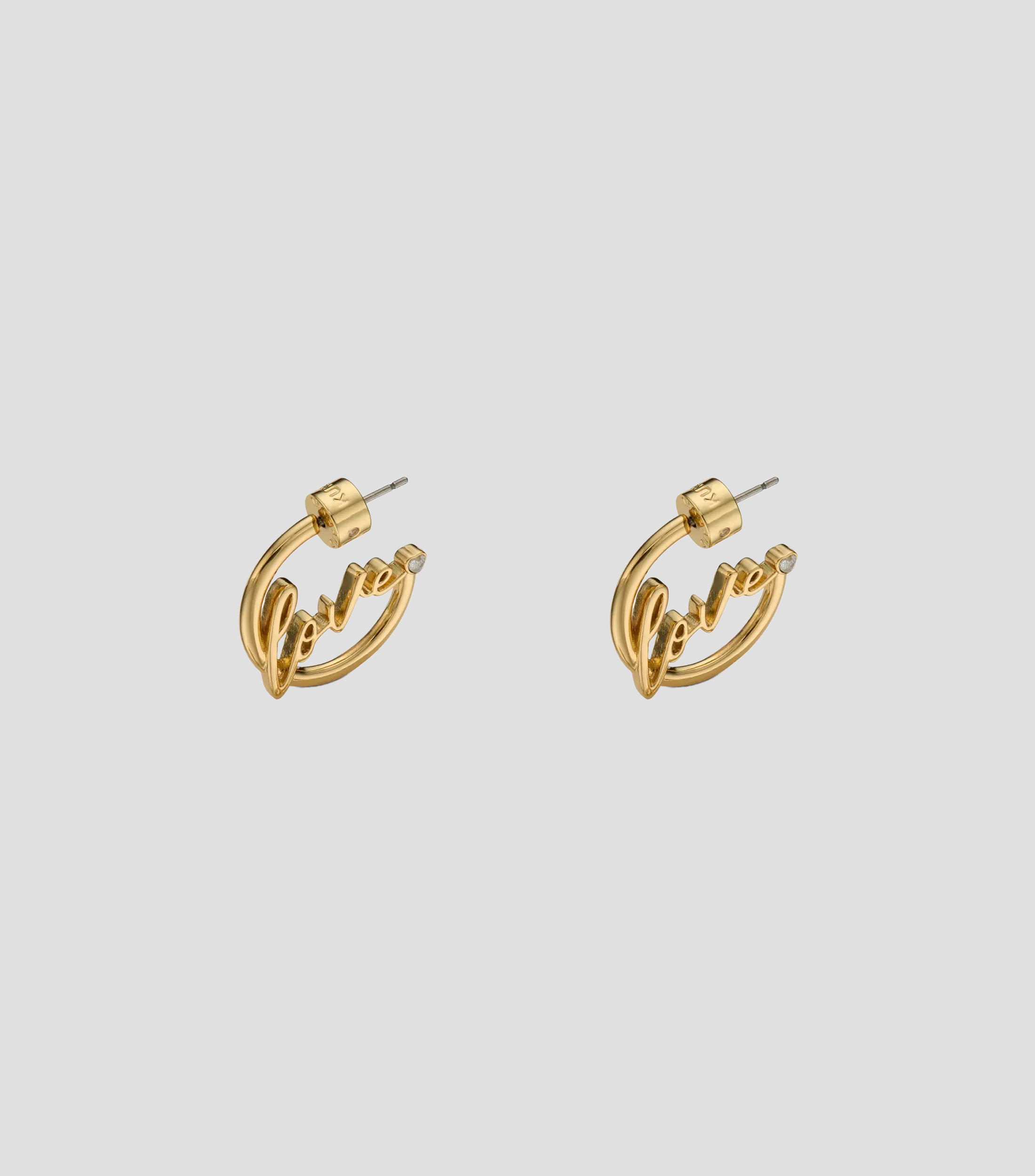 Aretes aro Love Hoops Mujer