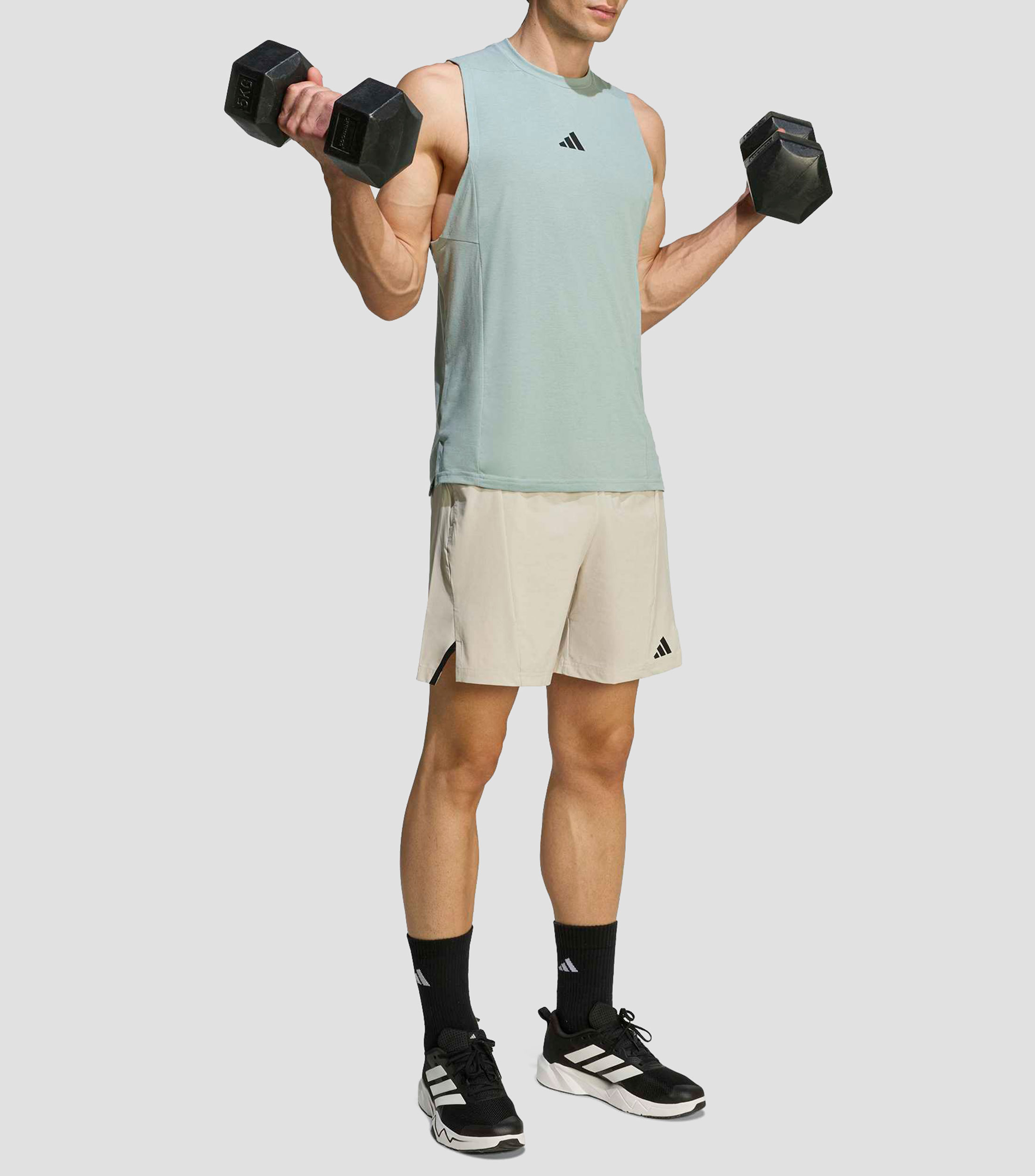 Tank para entrenamiento lisa Hombre