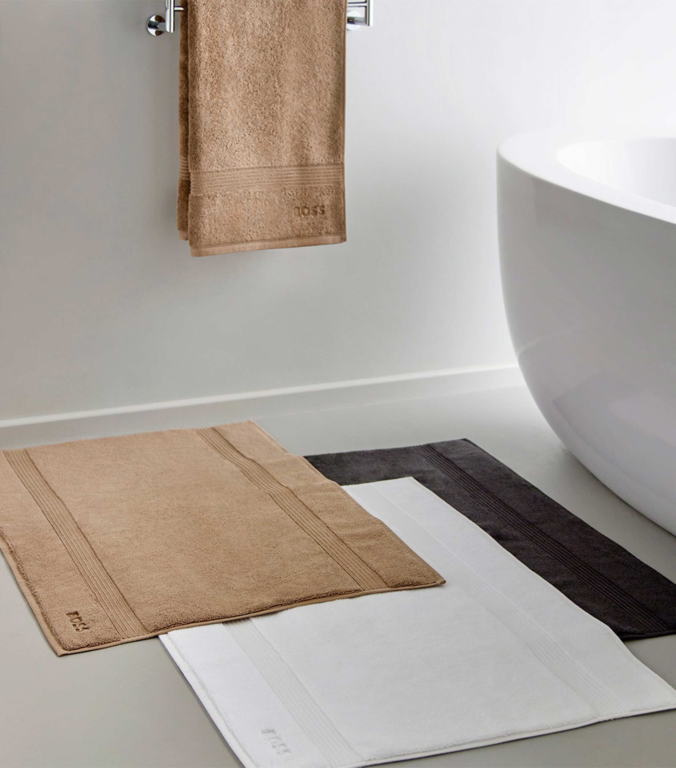 Tapete de baño Loft White