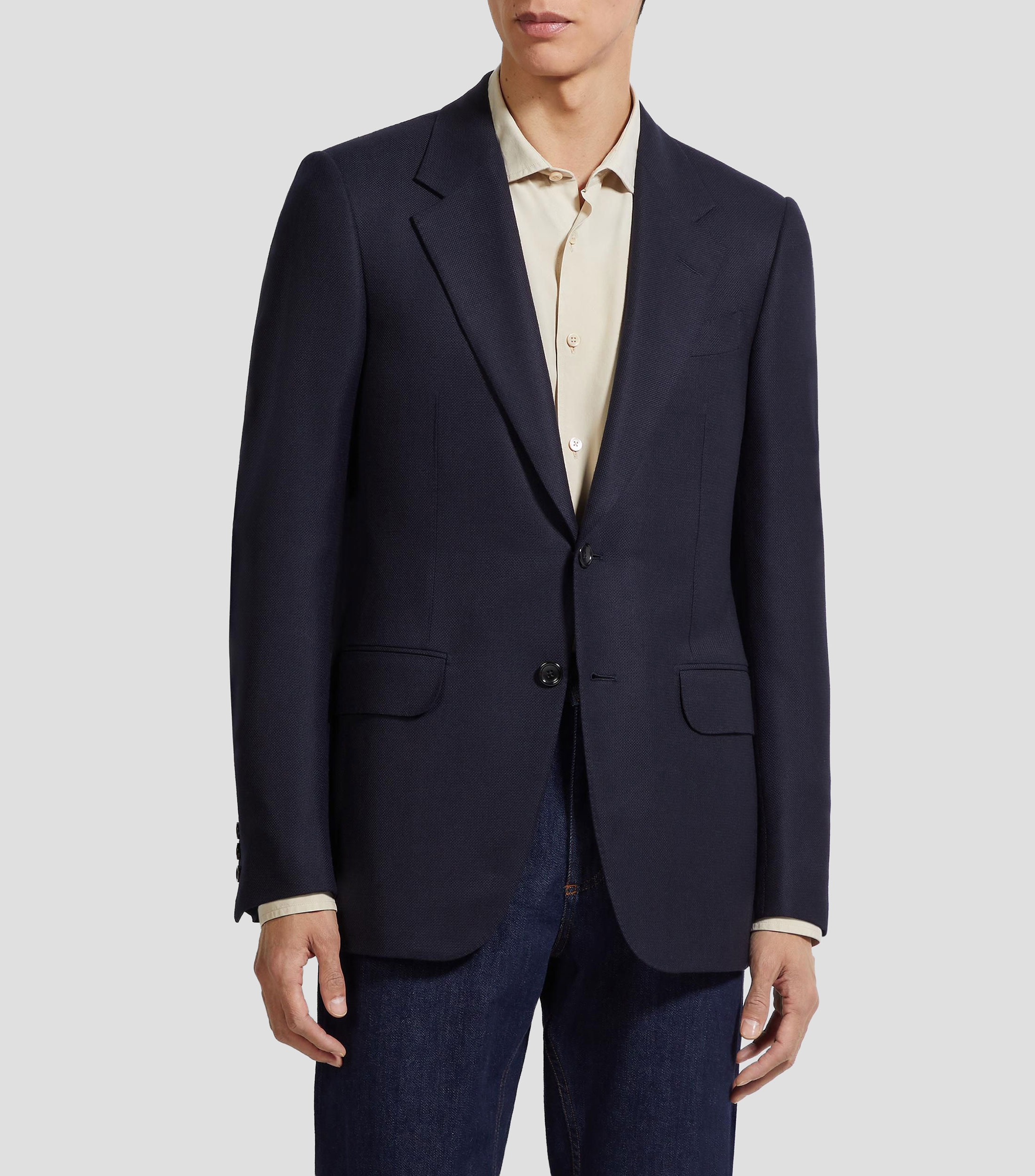 Saco con microdiseño Hombre