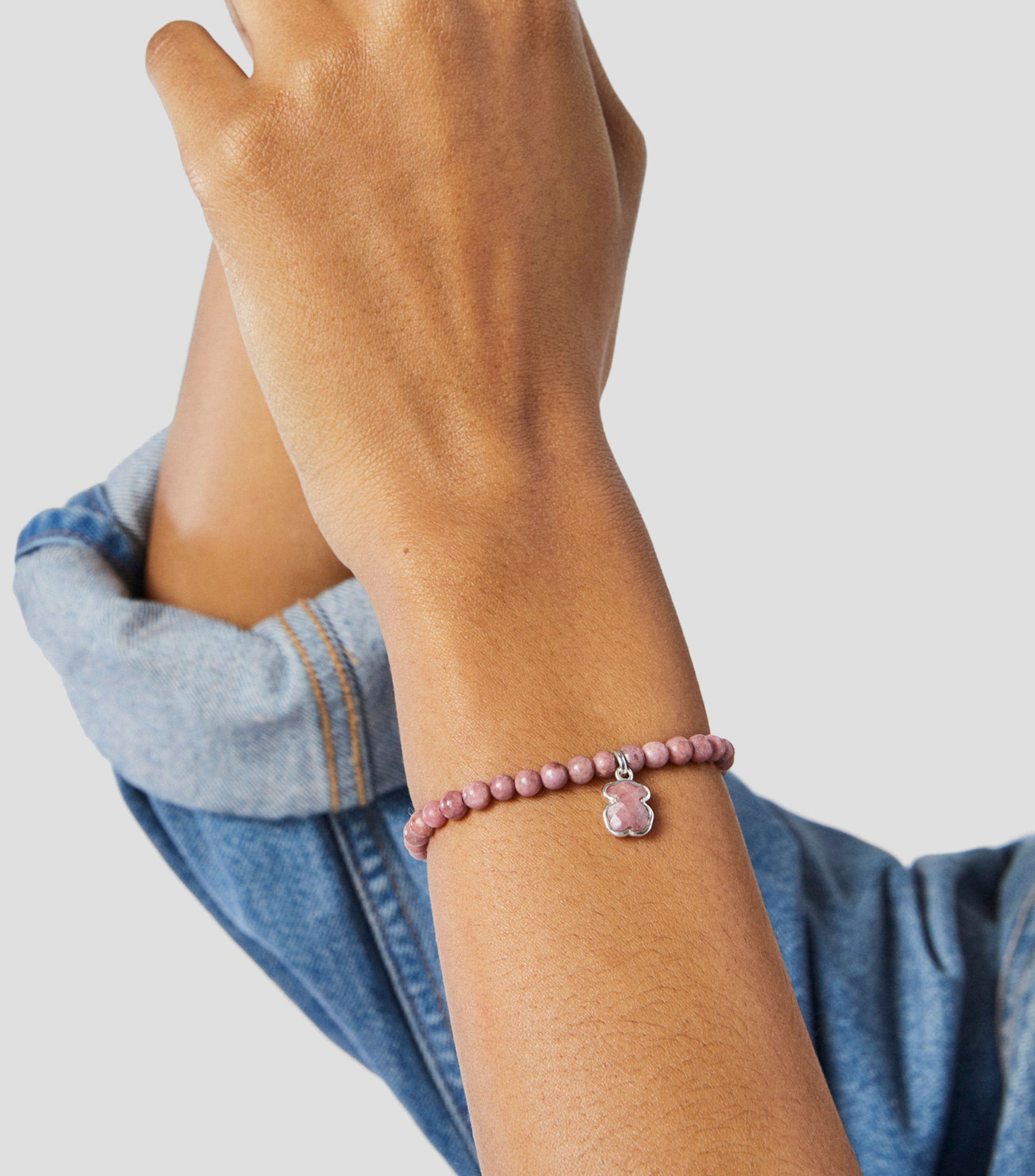 Pulsera con rodonita Icon Color Mujer