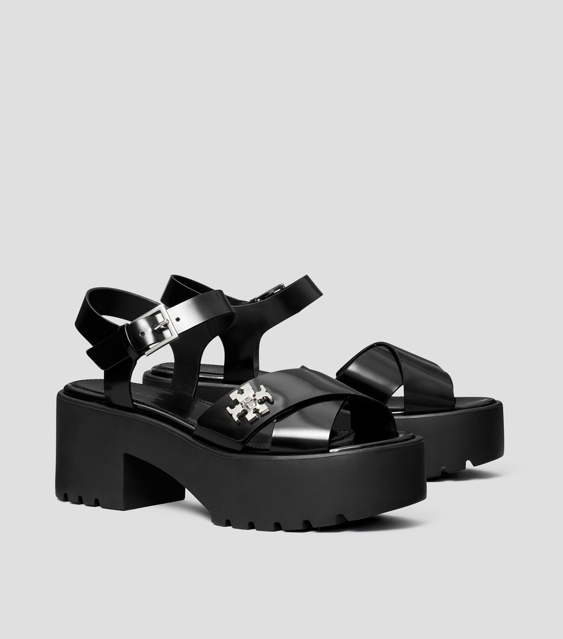 Sandalias con tacón T Lock Lug