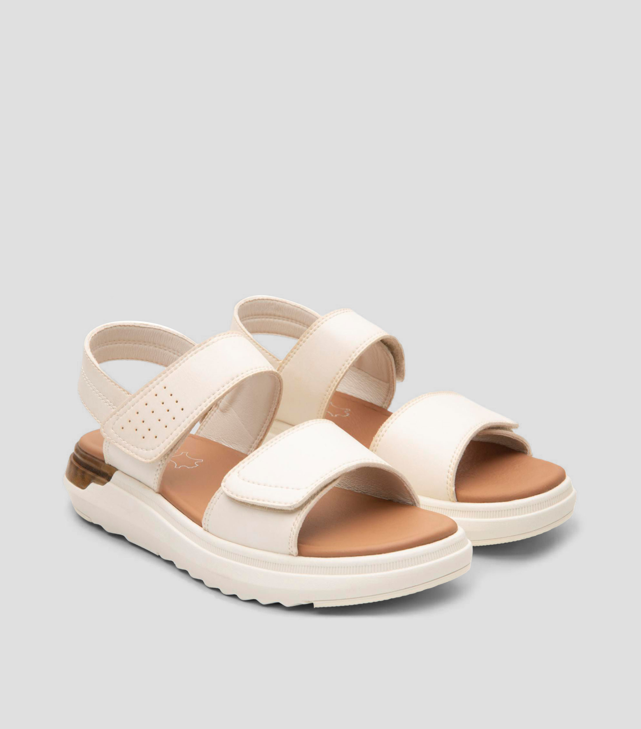 Sandalias planas con plataforma Fraga Mujer