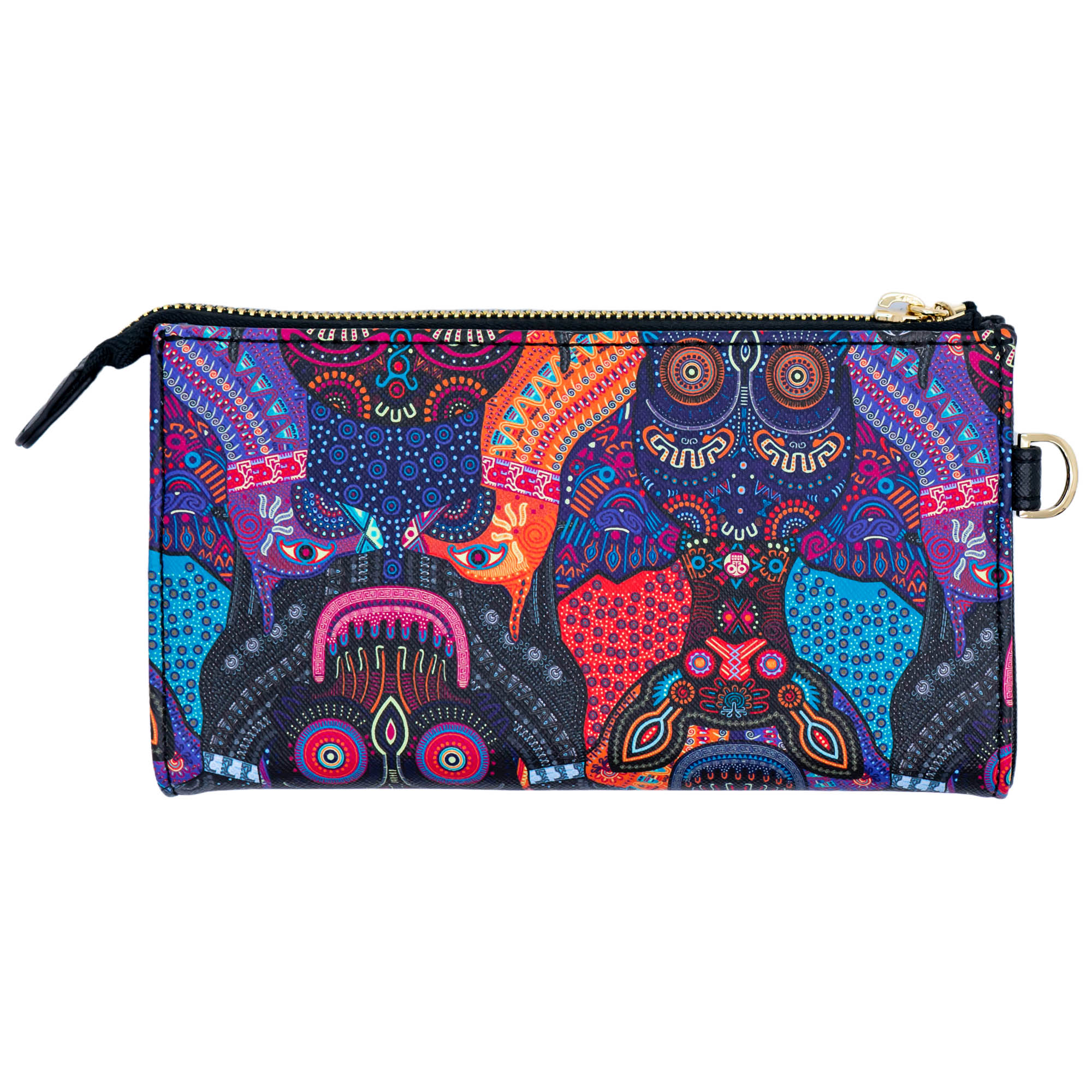 Bolsa Wristlet café Cheen Mujer