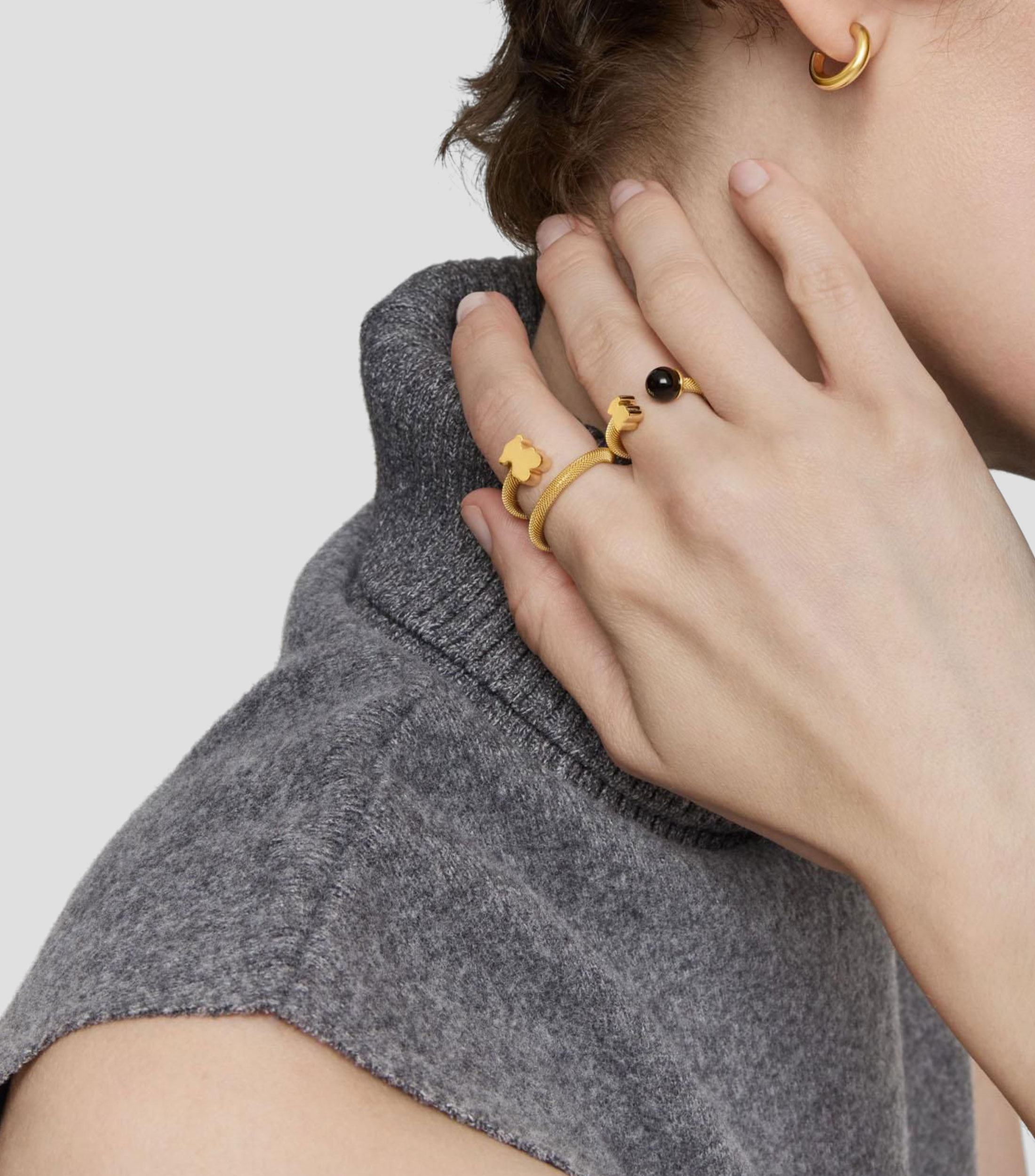 Anillo abierto Icon Mesh Mujer