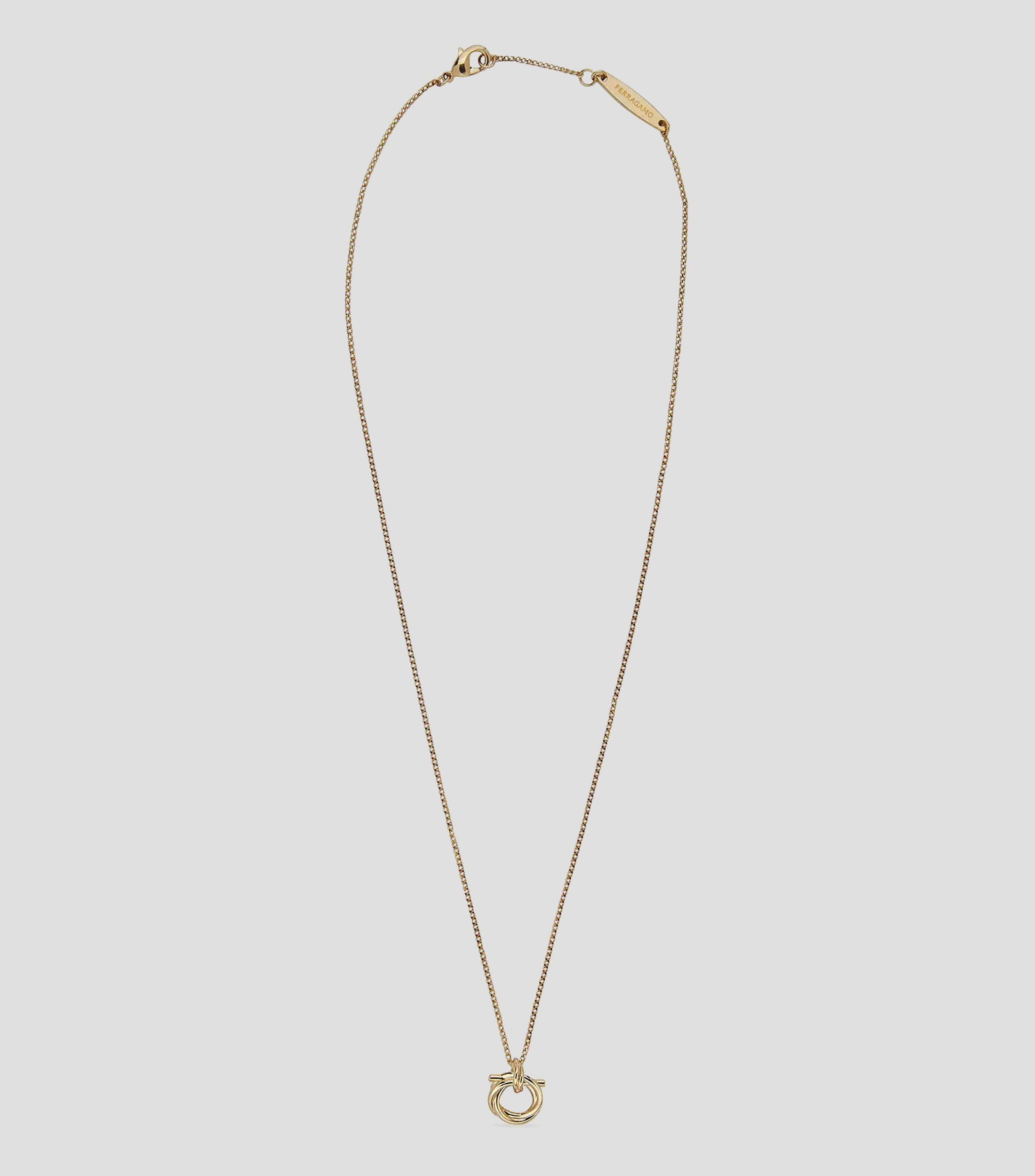 Collar con colgante Gancini Mujer