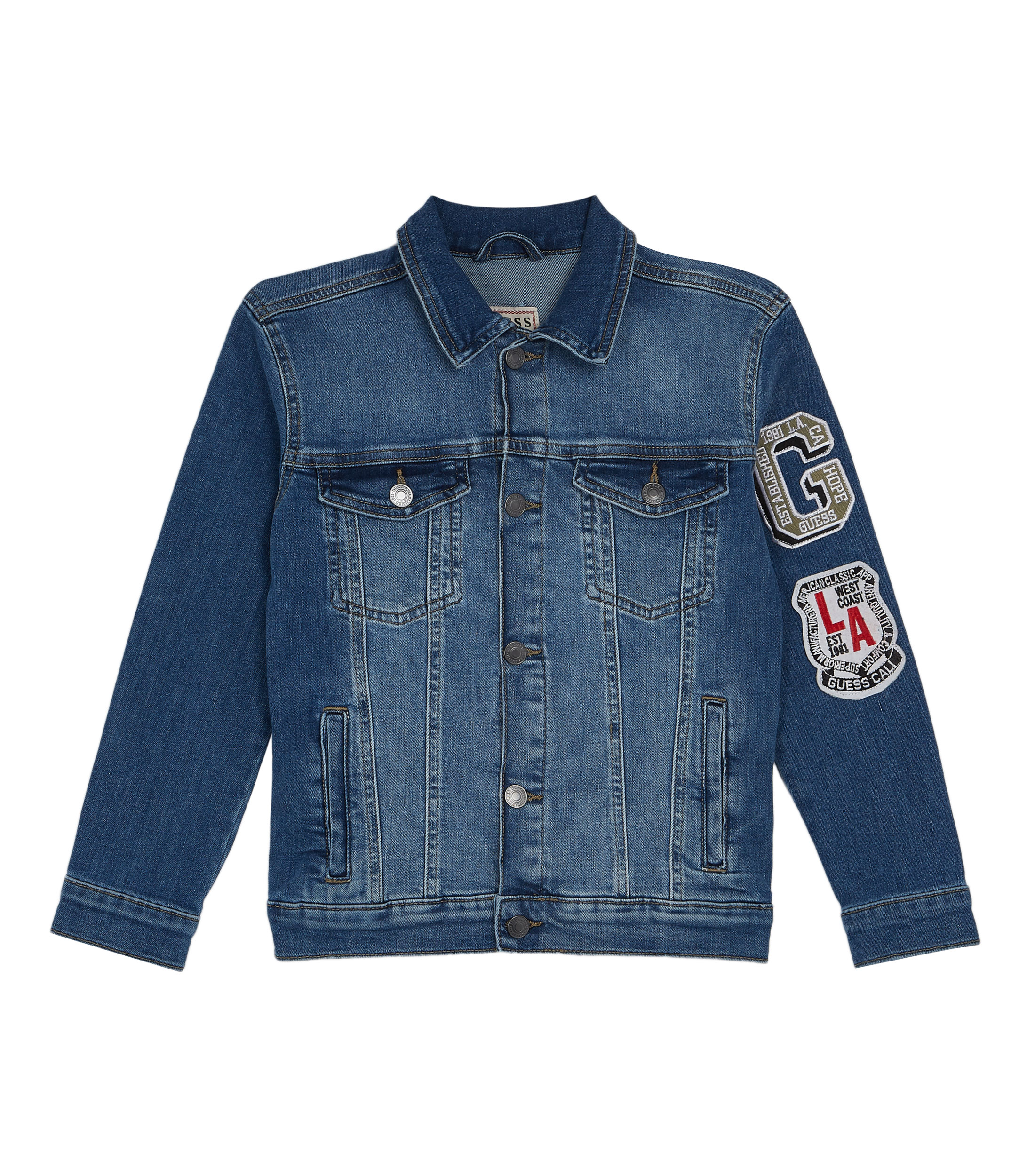 Amazon Chamarra Guess Hombre Azul Chamarra Mujer Invierno Chamarra