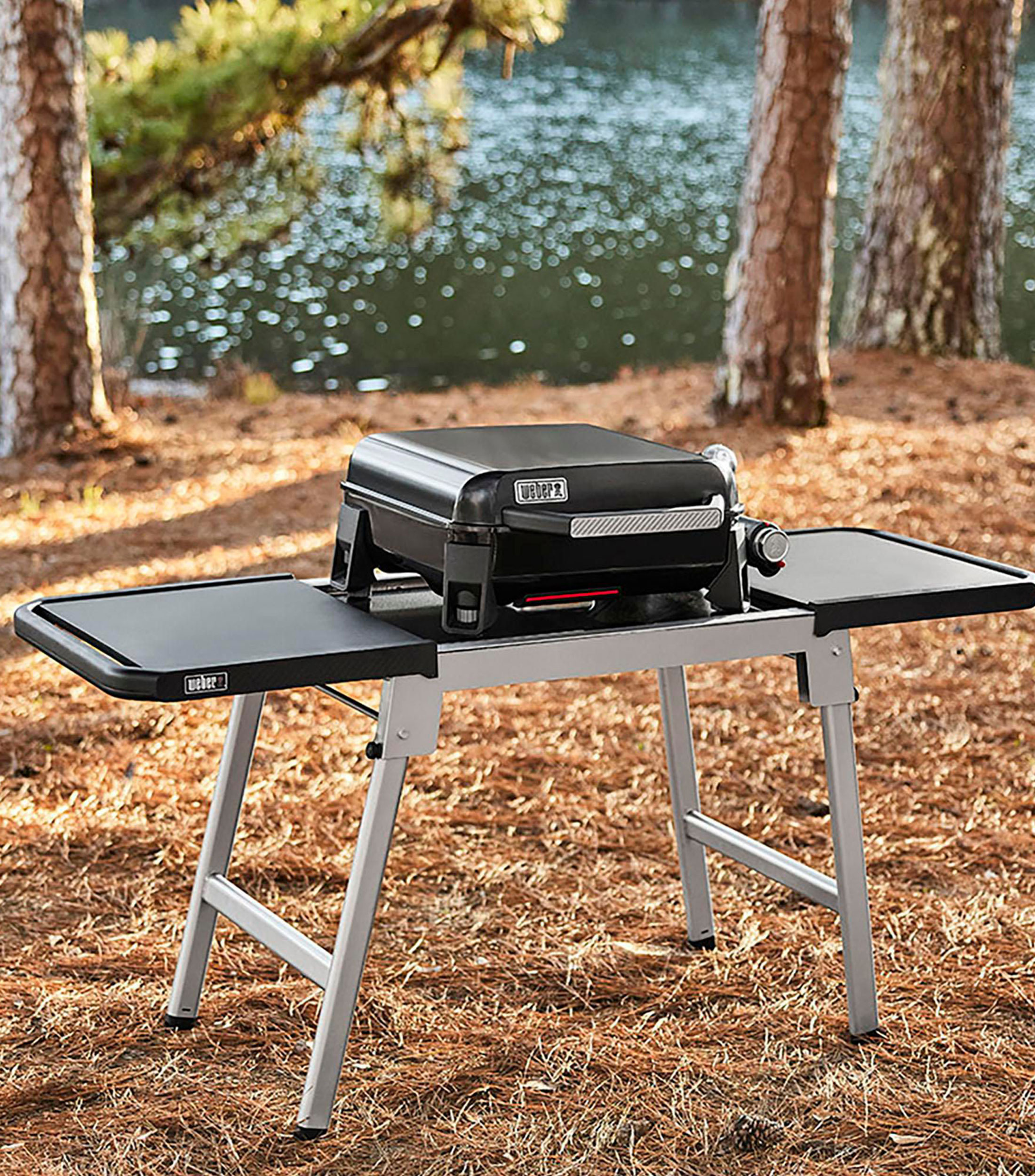 Asador de Gas Traveler en acero inoxidable