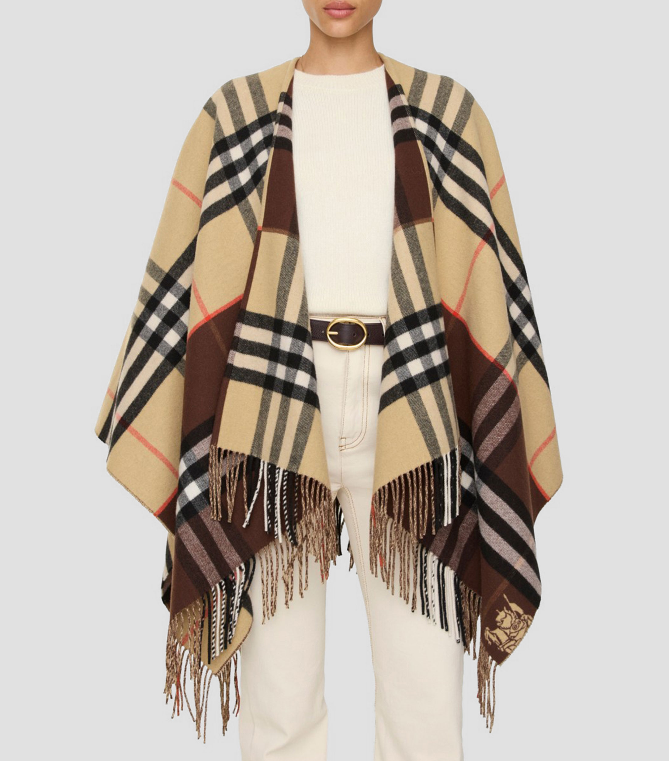 Capa con cuadros Unisex