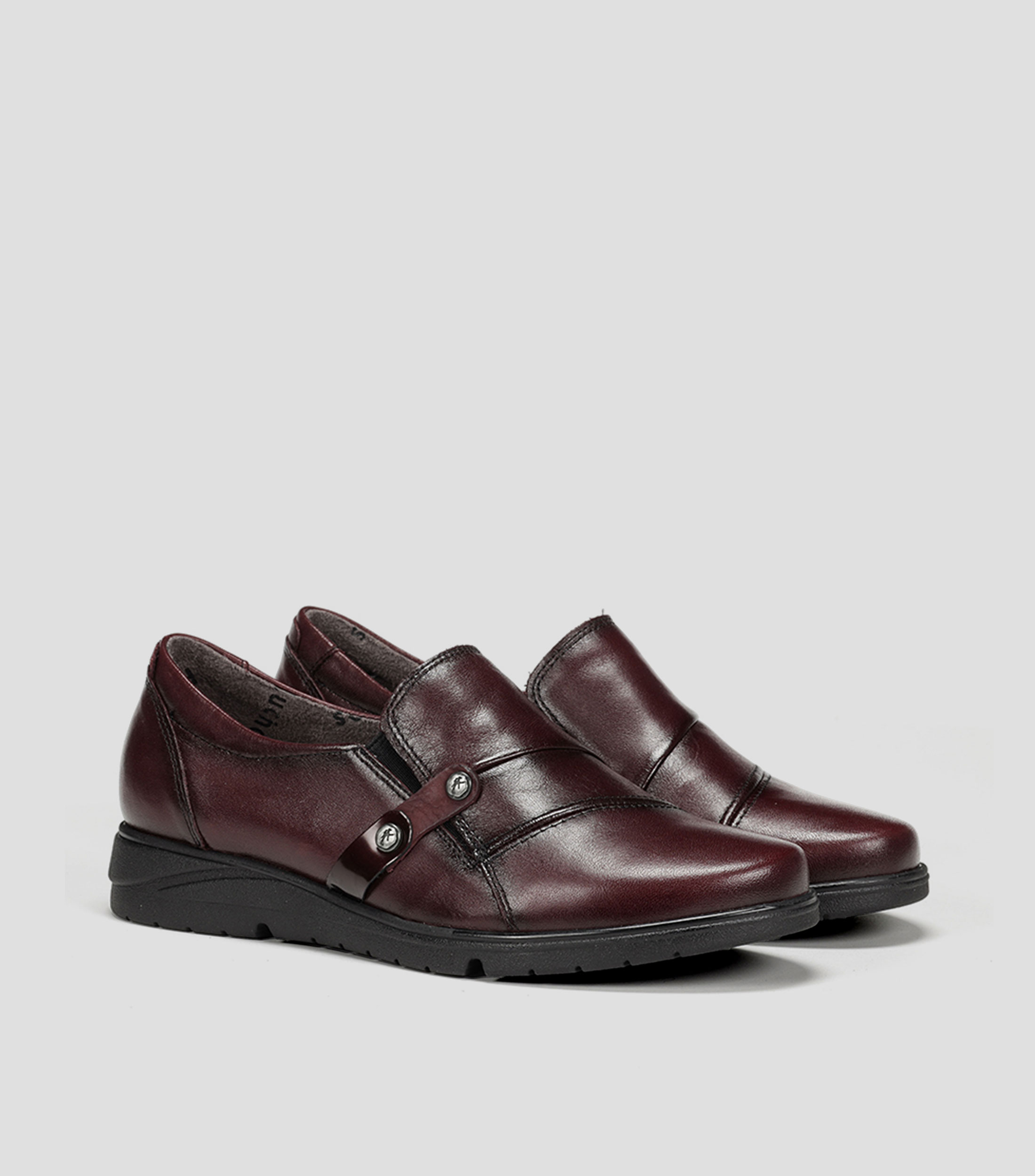 Mocasines en piel Mujer