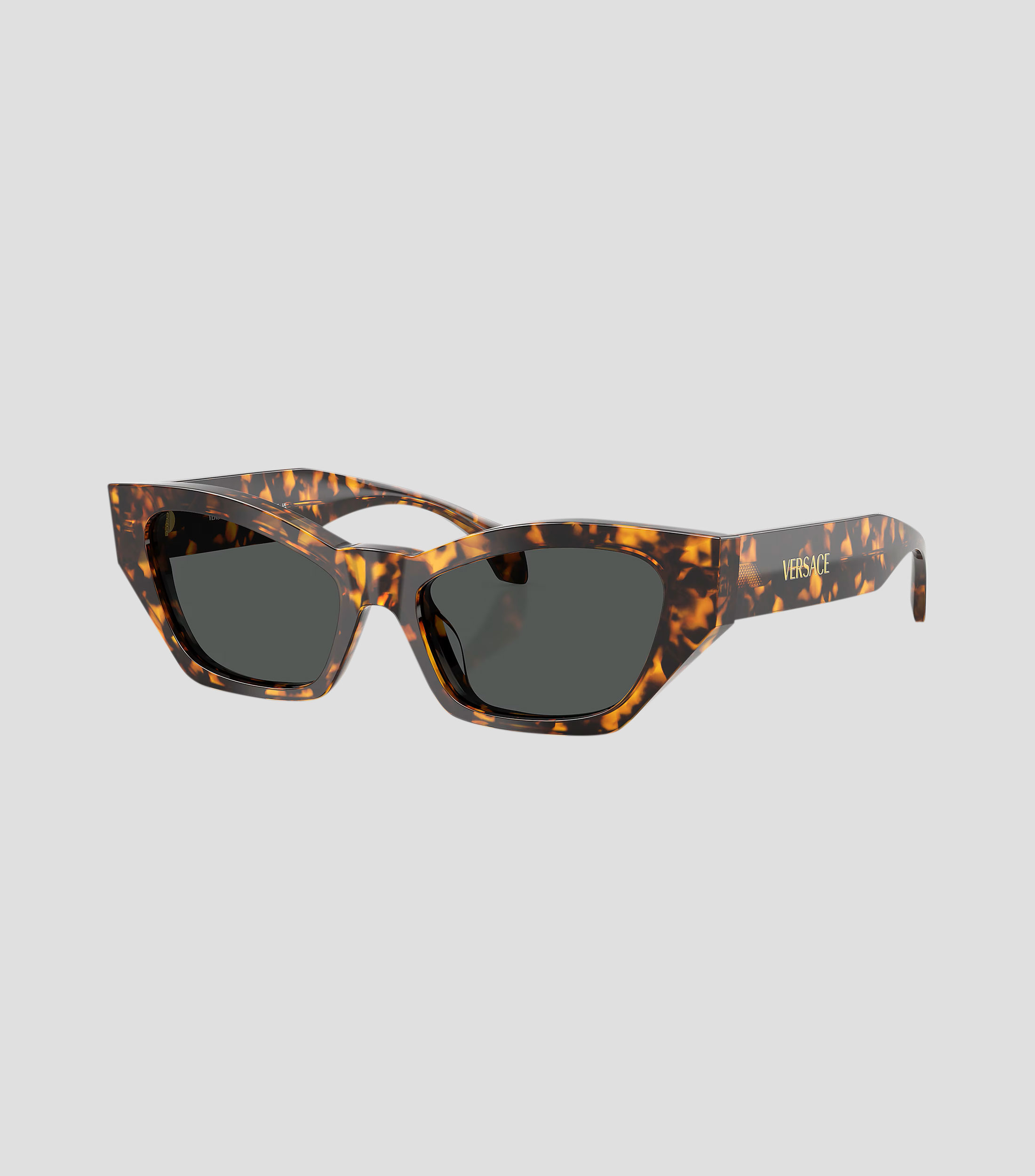 Lentes de sol ojo de gato marrón Unisex