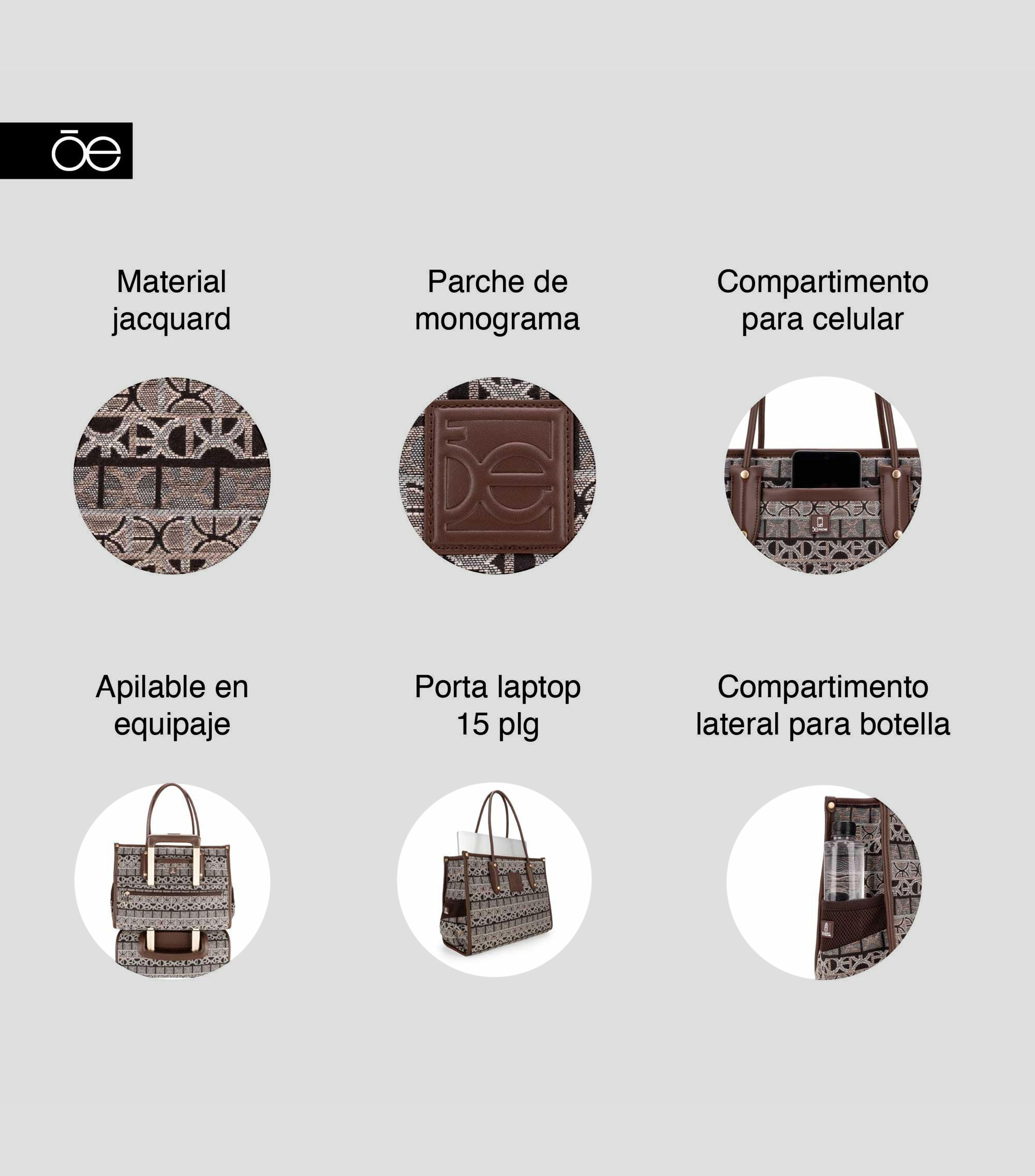Bolsa Tote Tafreli con estampado Mujer