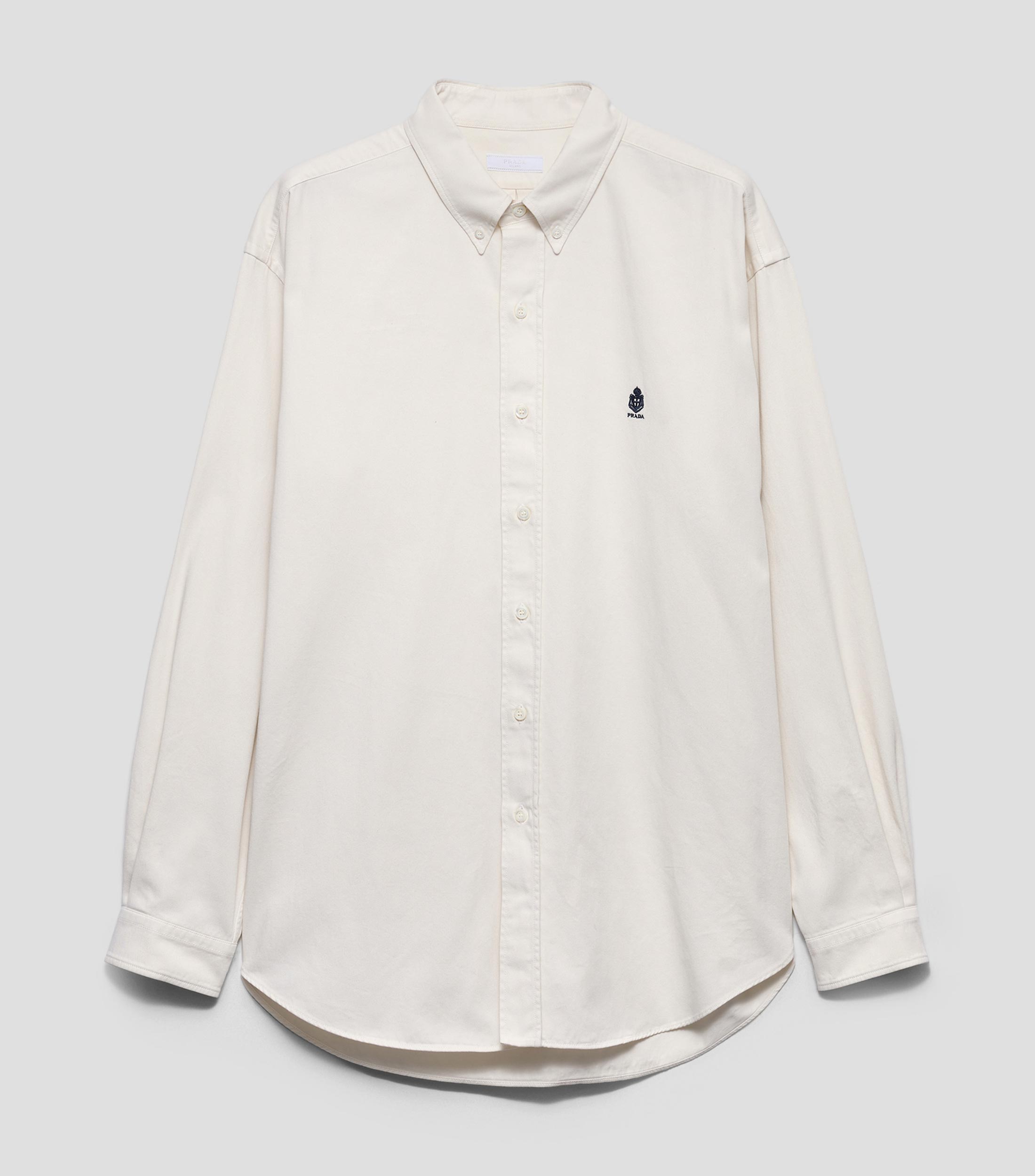Camisa lisa manga larga Hombre