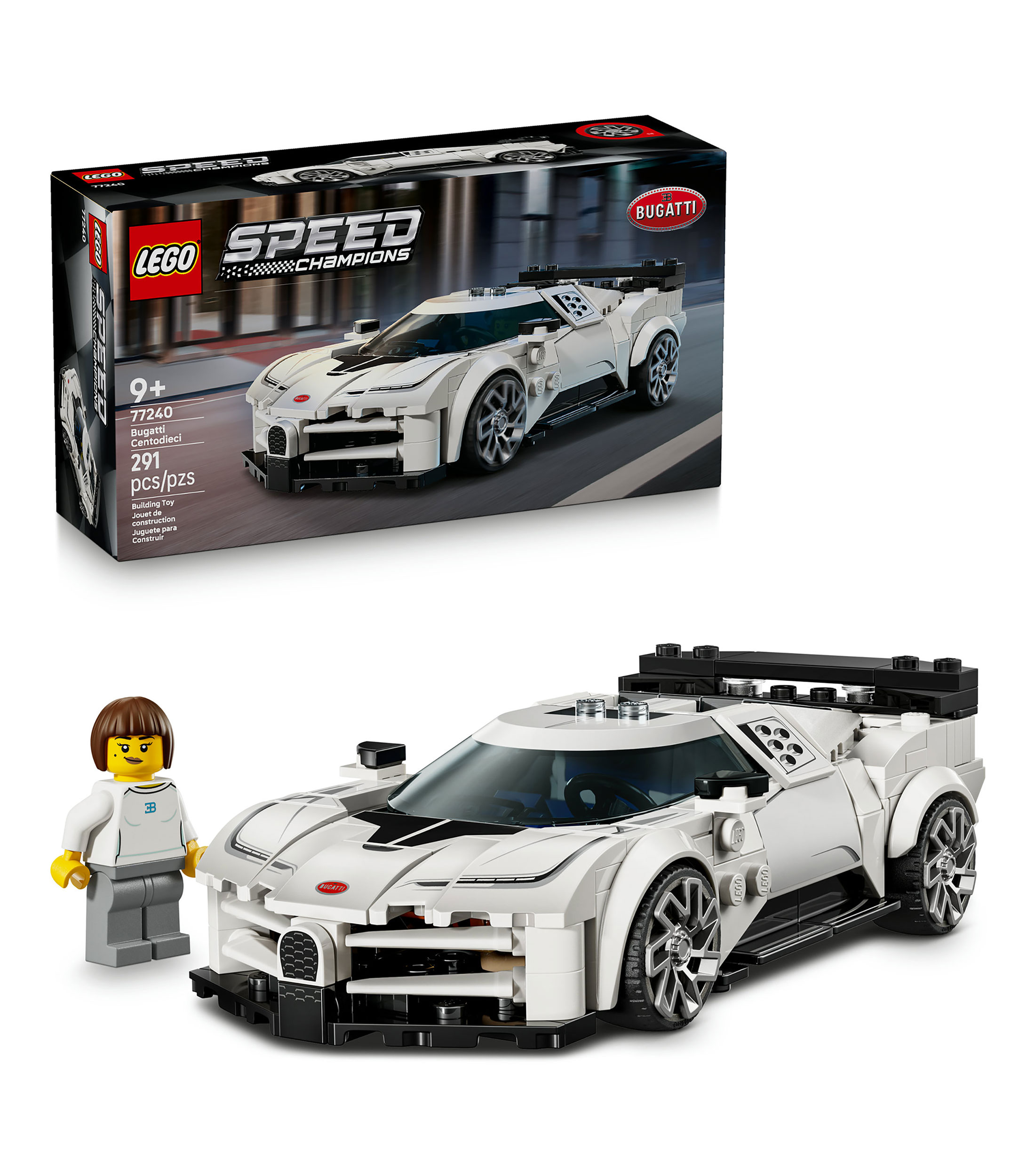 Lego Speed Champions Hiperauto Deportivo Bugatti Centodieci 77240