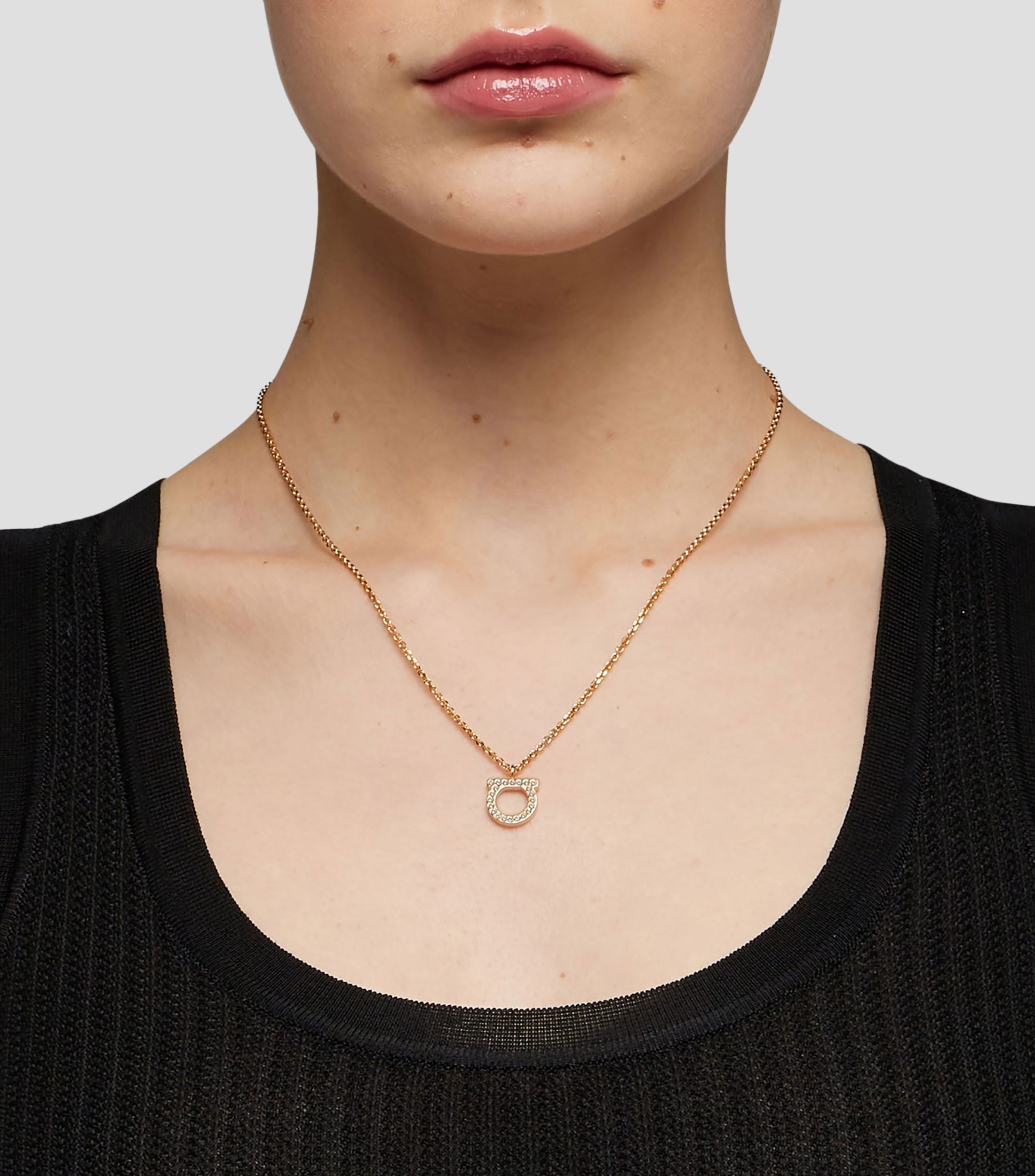 Collar de Gancini con Cristales Mujer