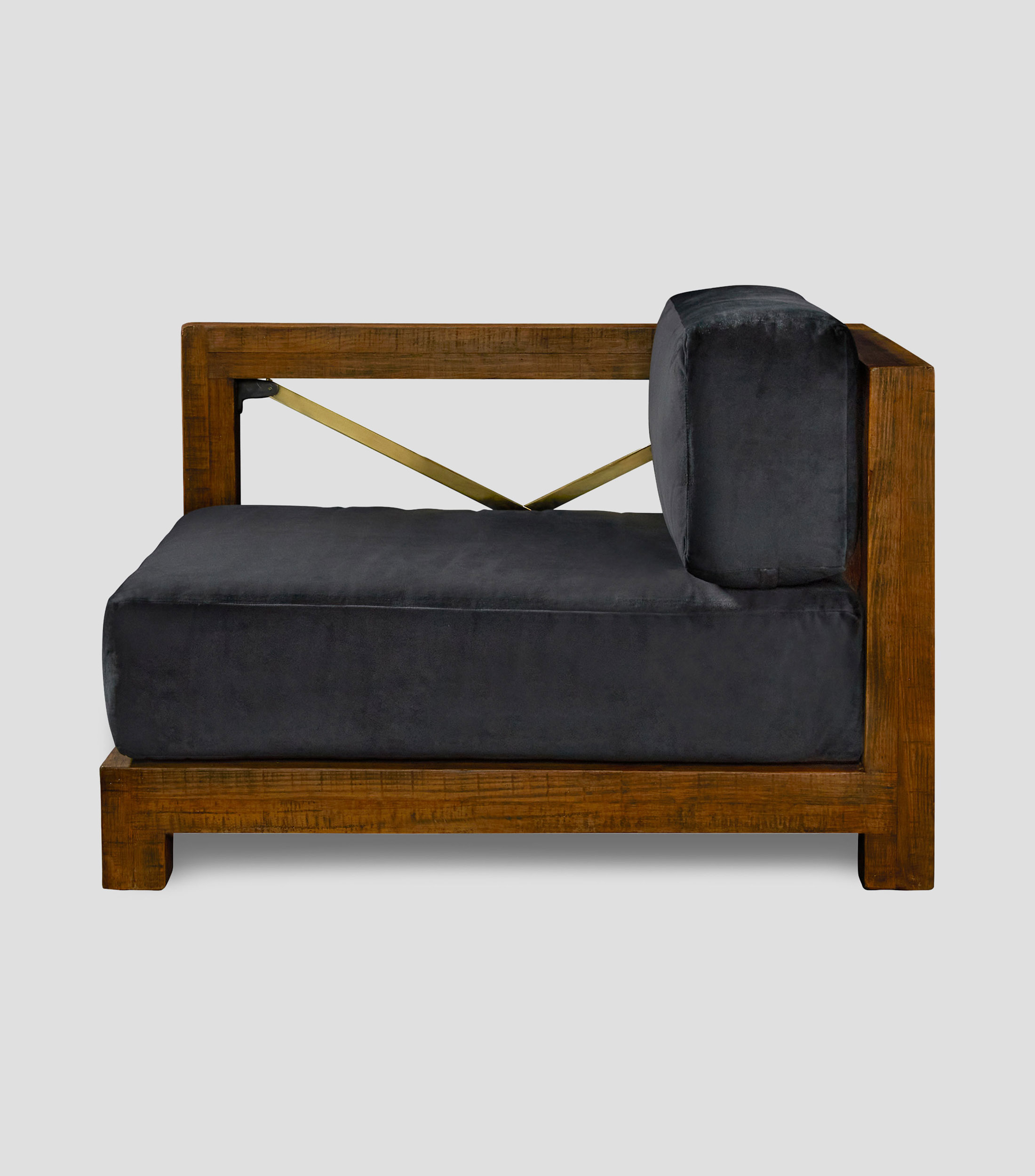 Sillón Moderno Corintio Negro Casa Armida