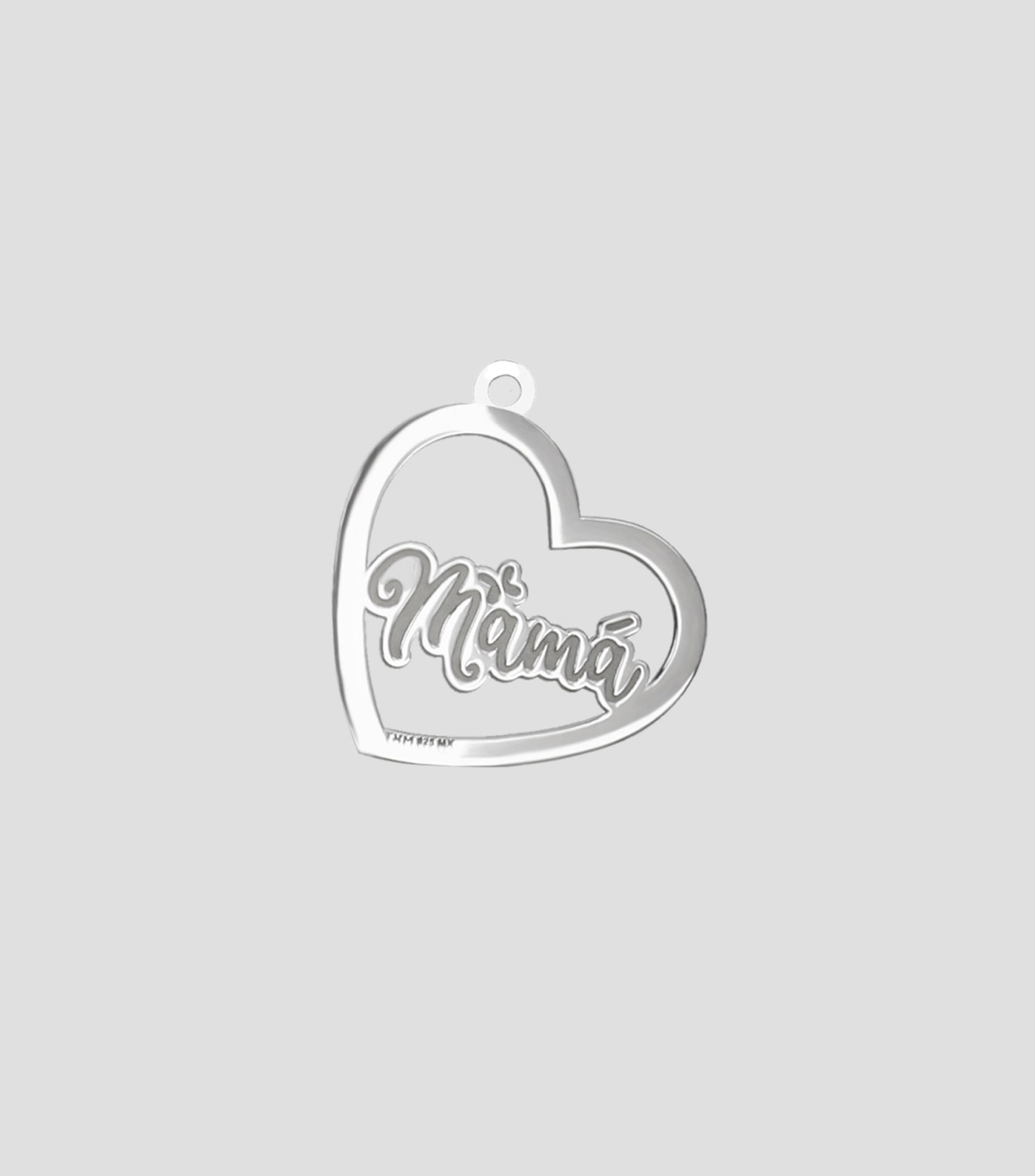 Dije Corazon en Plata .925 Mujer